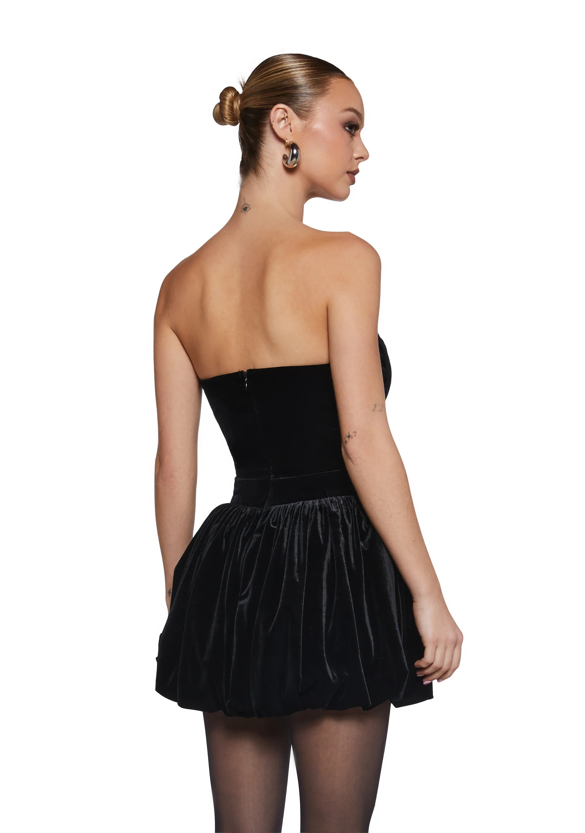 My Turn Velvet Dress - Image 4