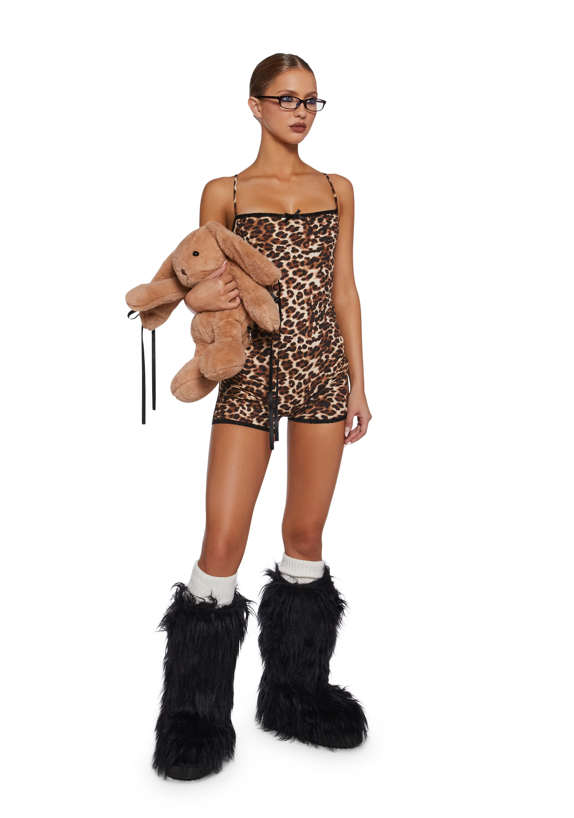My Wild Ways Leopard Romper - Image 2