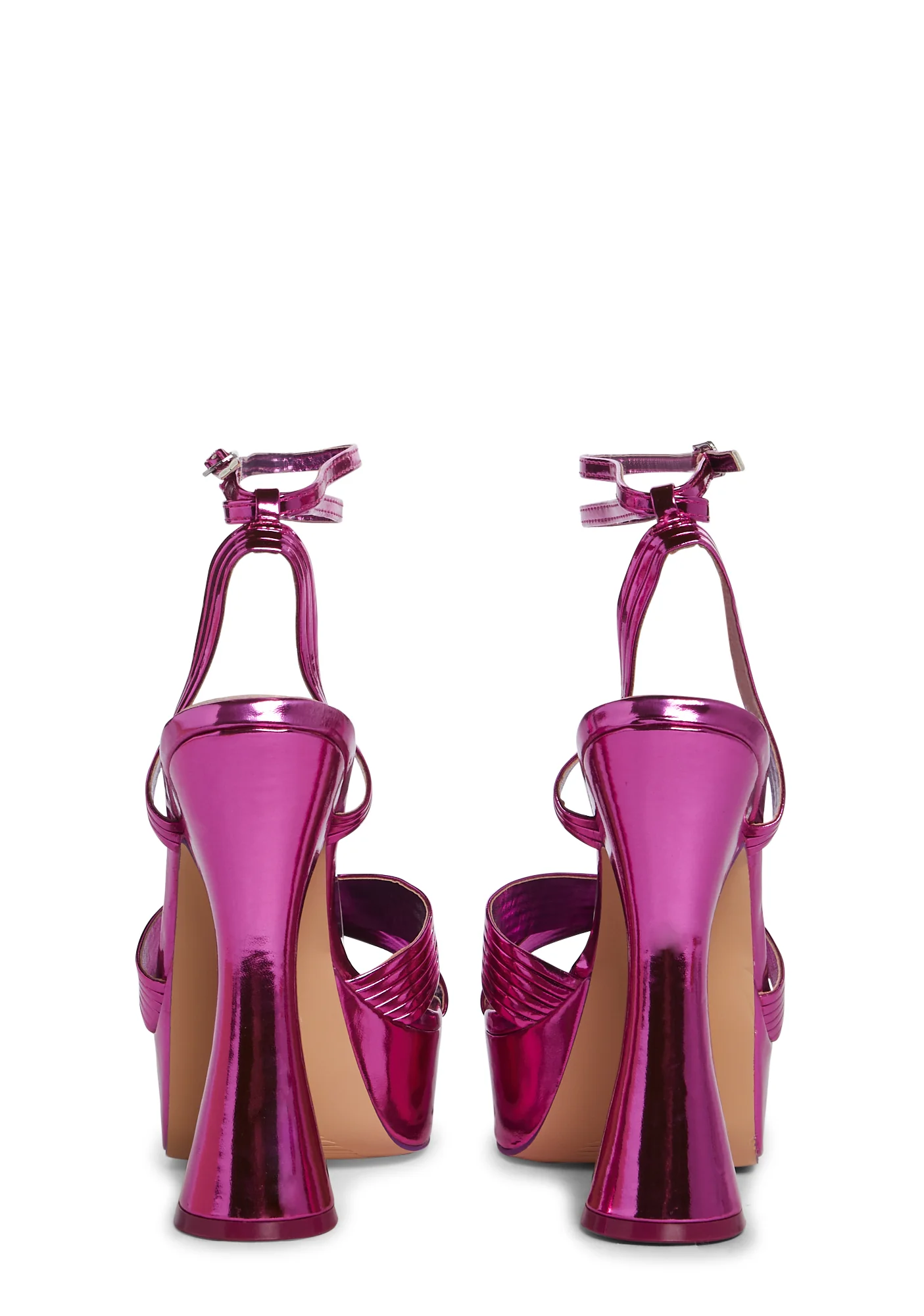 Myla Platform Heels- Pink - Image 4