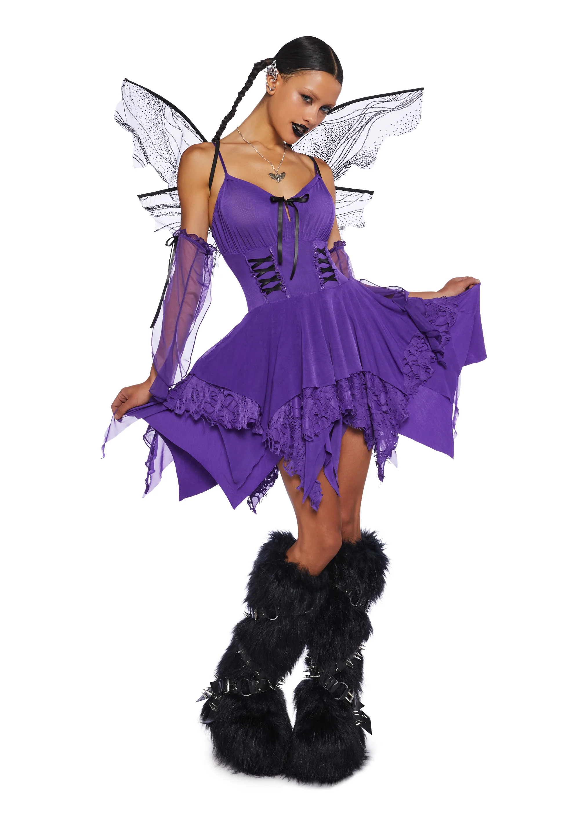 Mystic Shadow Fairy Costume Set - Image 2