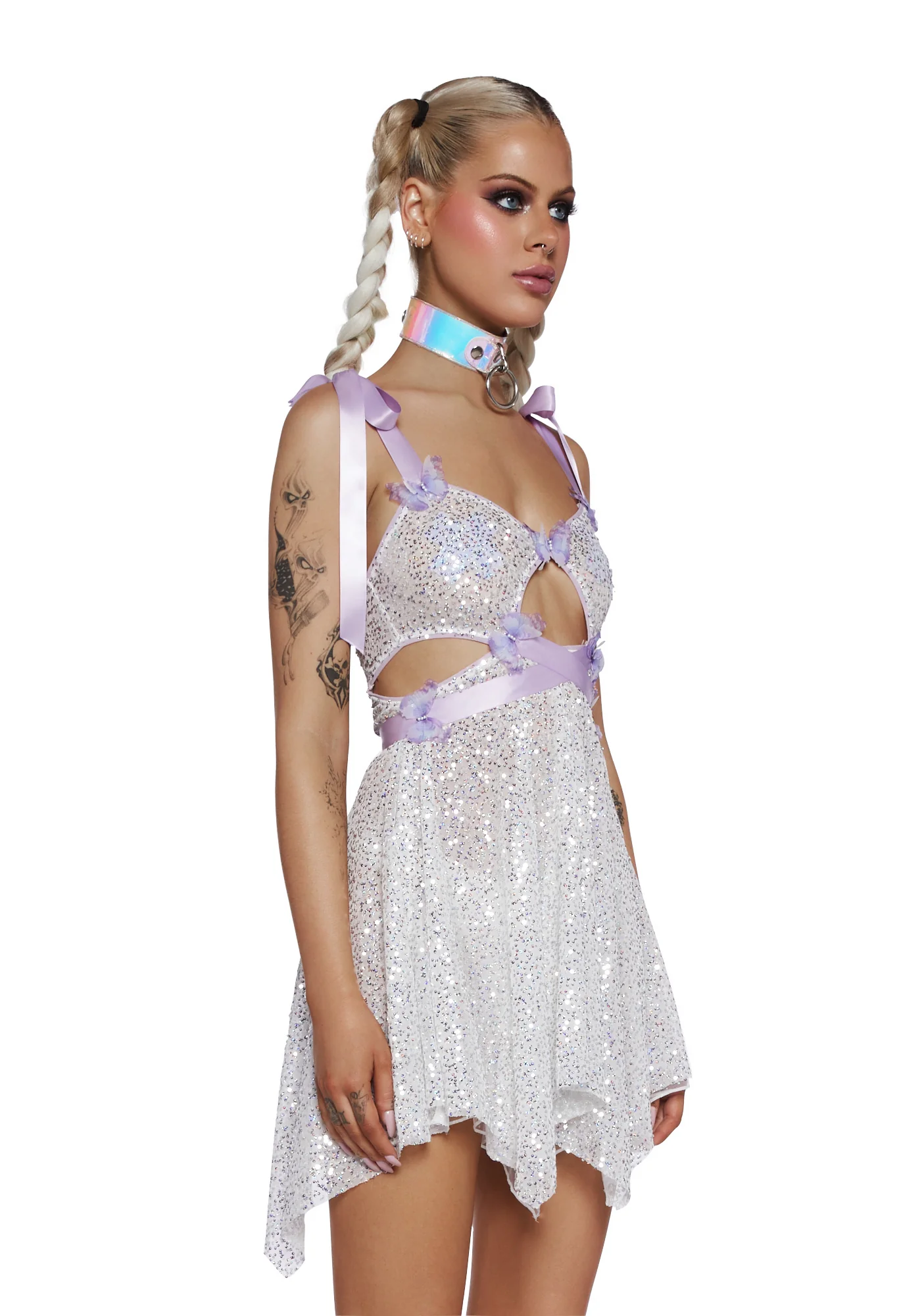 Mystical Stars Mini Dress - Image 3
