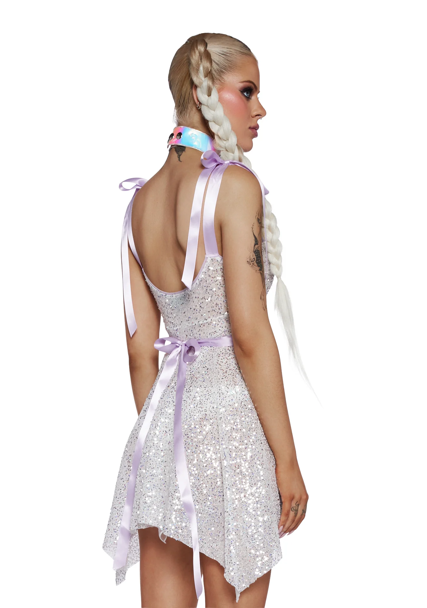 Mystical Stars Mini Dress - Image 4