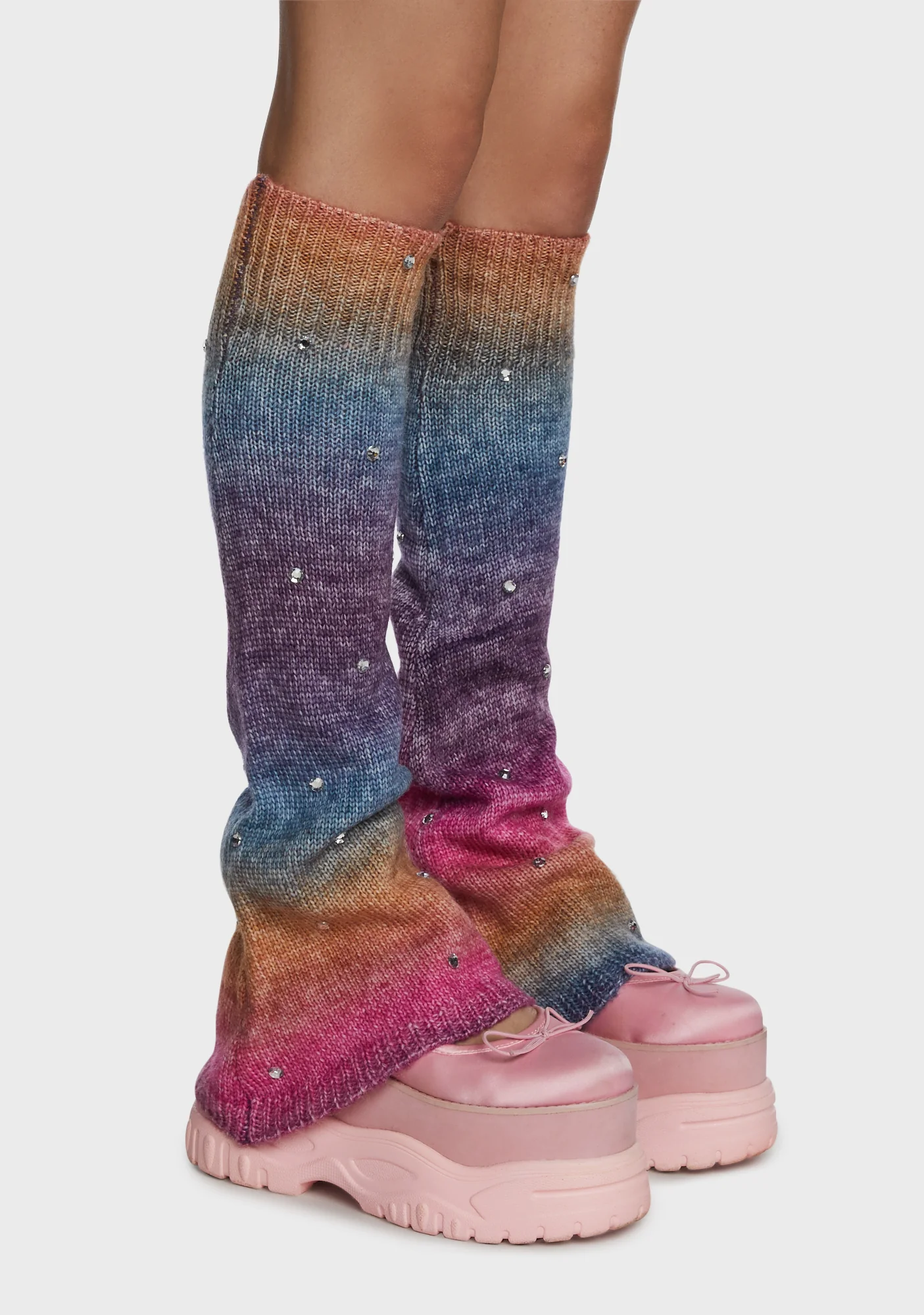 Mythical Fantasy Leg Warmers - Rainbow - Image 2
