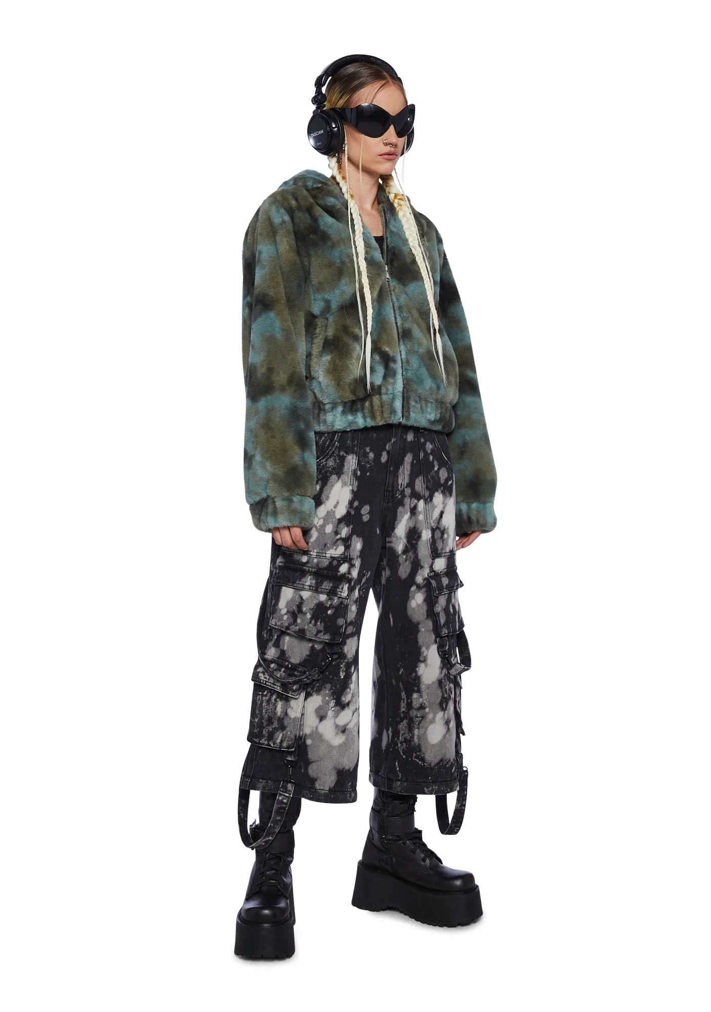 Mythical Memories Faux Fur Hoodie - Image 2