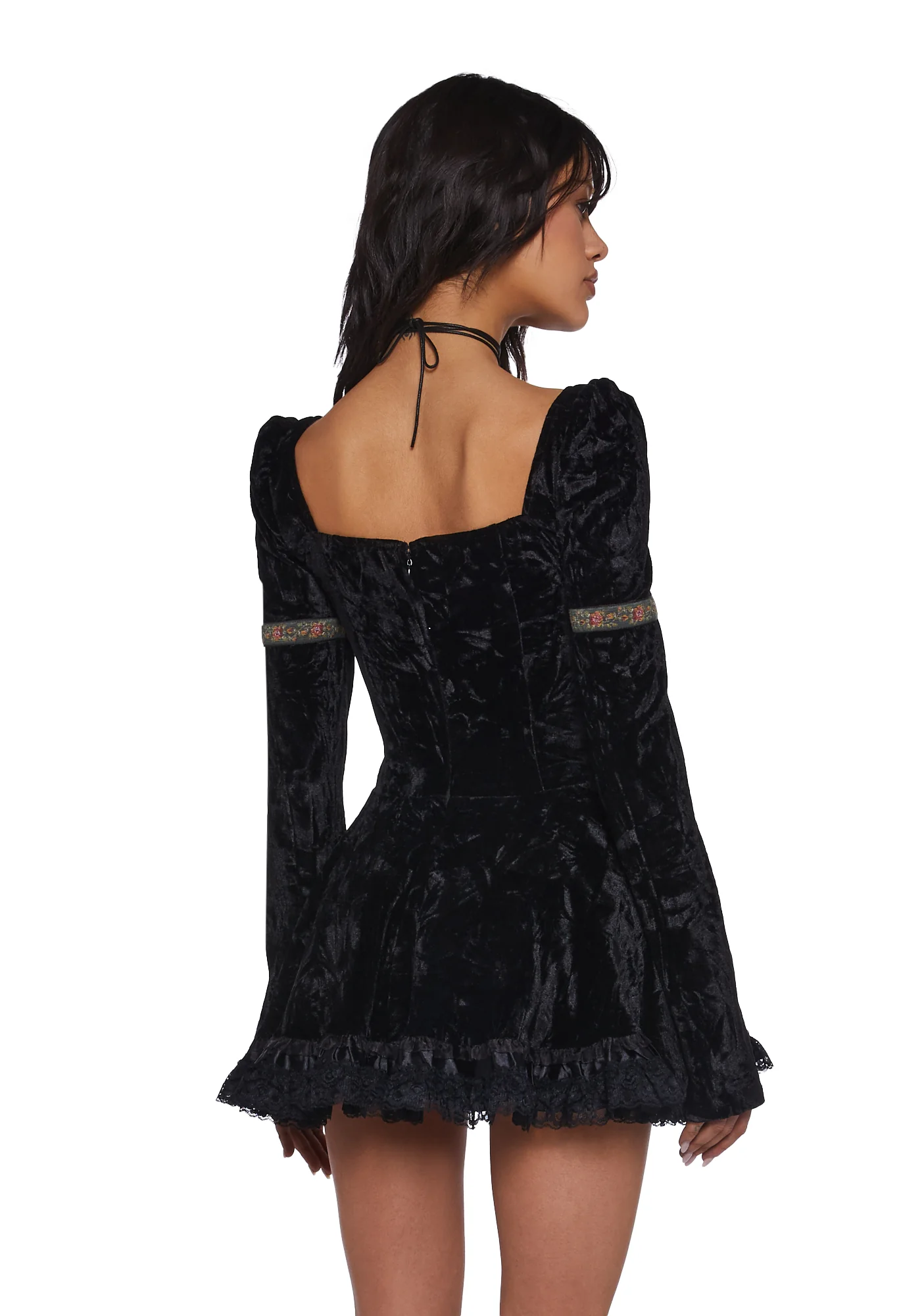 Myths N' Legends Mini Dress - Black - Image 4