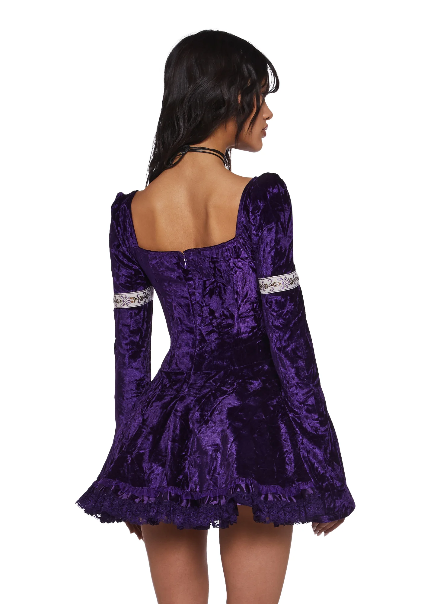 Myths N' Legends Mini Dress - Purple - Image 5