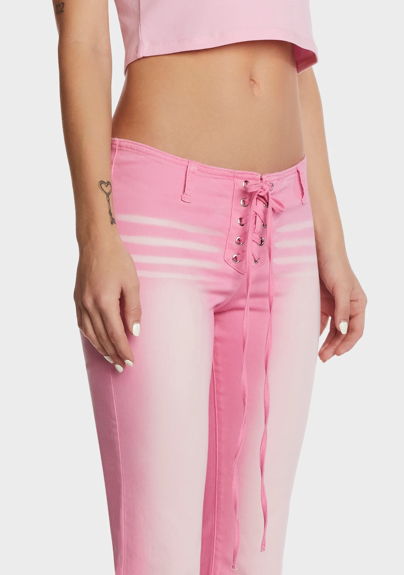 Naomi Lace-Up Jeans - Image 5