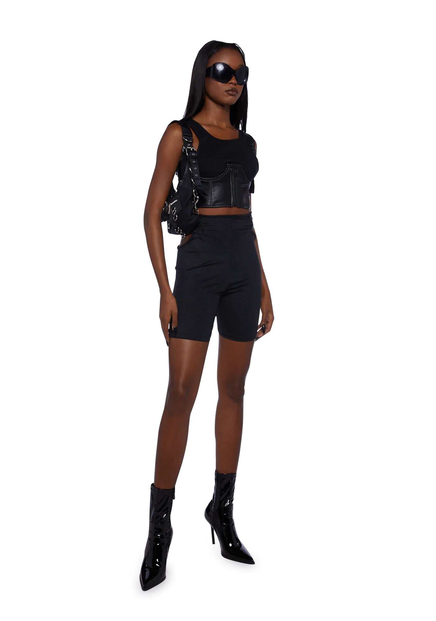 Naughty Girl High Waist Shorts - Image 2
