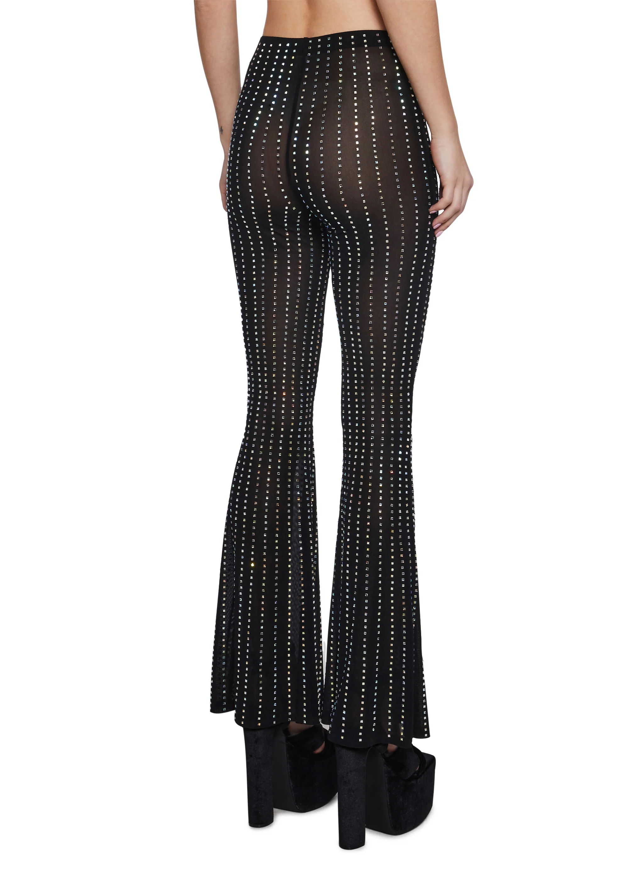 Naughty Glitz Rhinestone Pants - Image 3