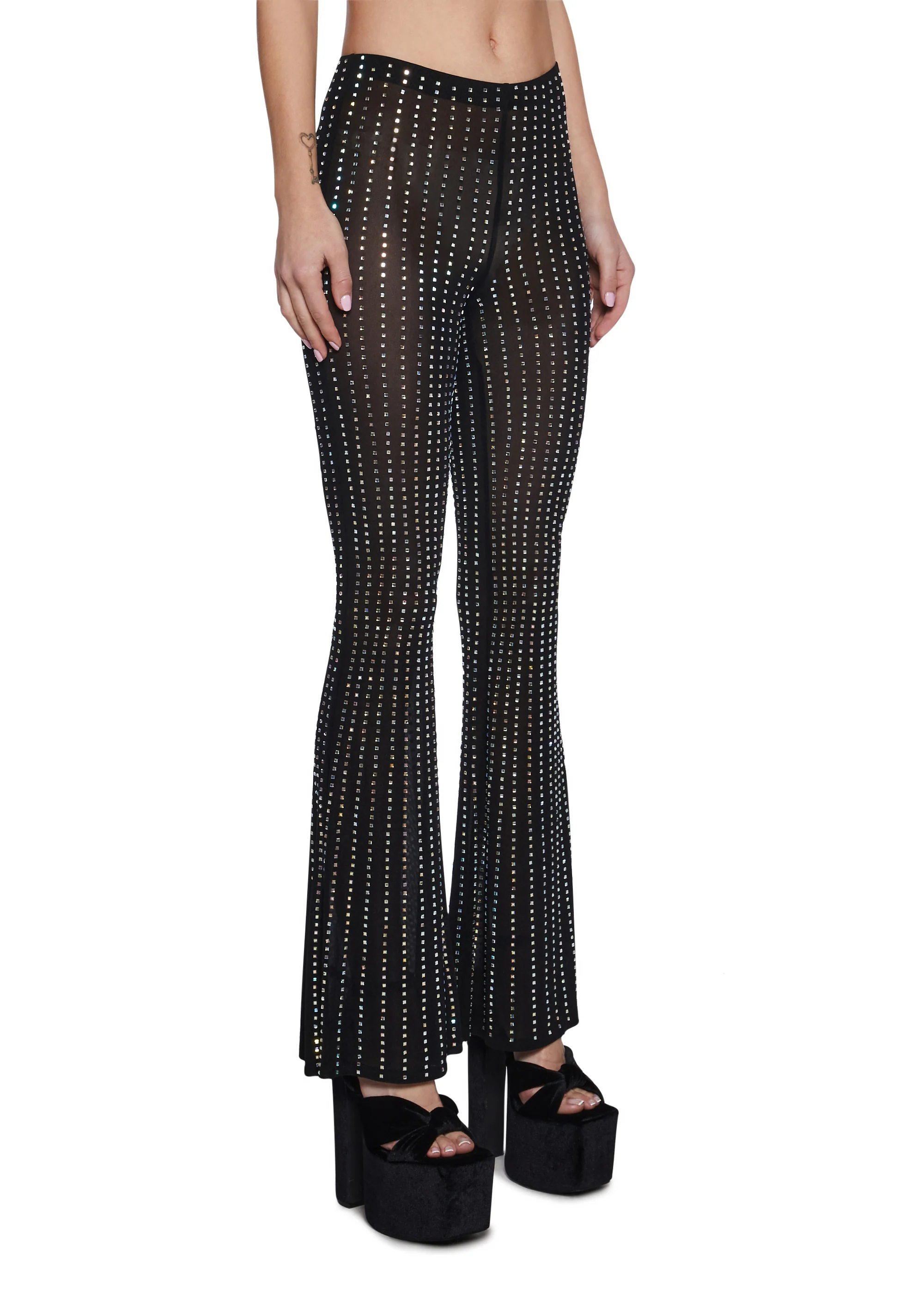 Naughty Glitz Rhinestone Pants - Image 4
