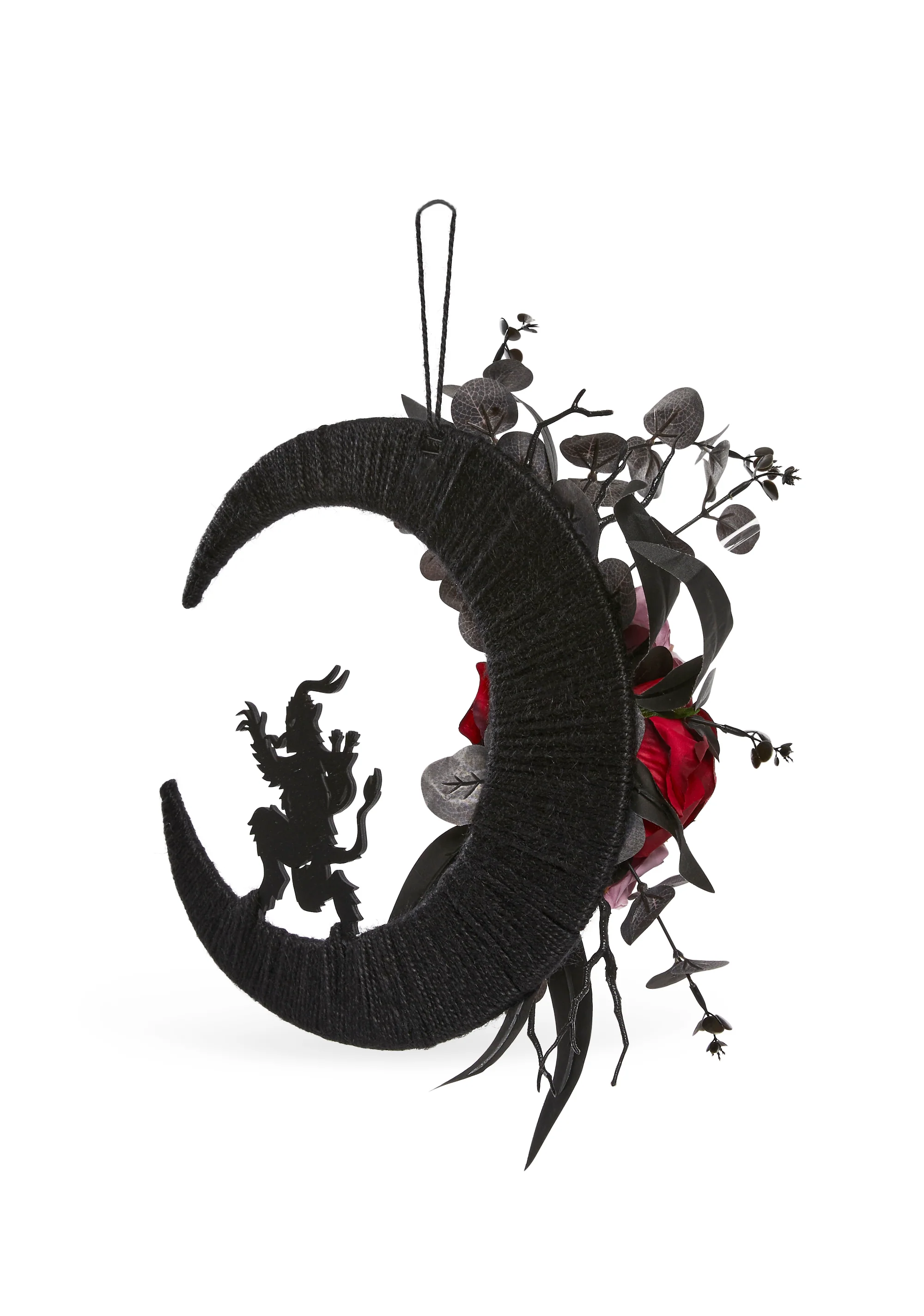 Naughty Not Nice Krampus Wreath - Image 4