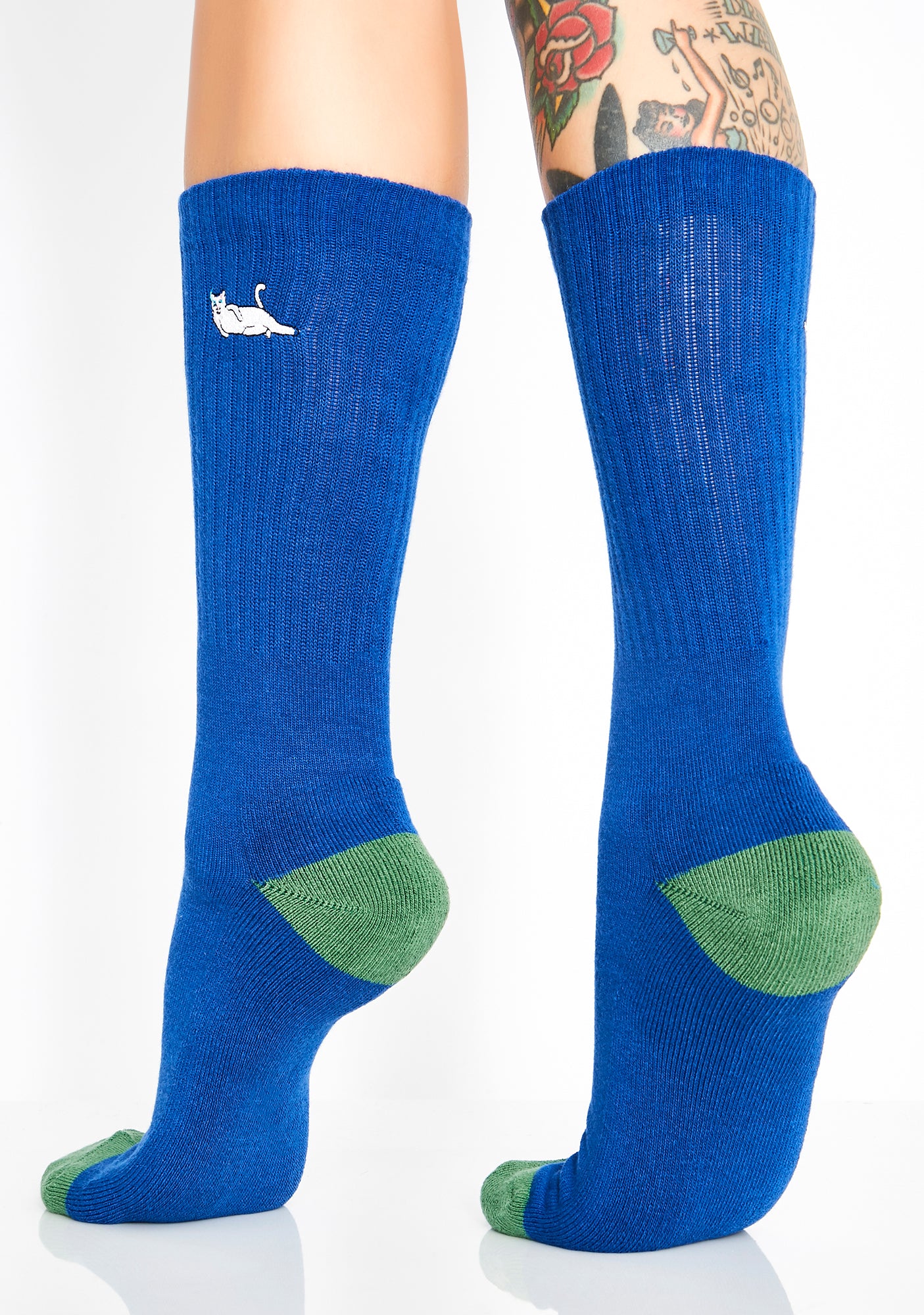 Navy Castanza Socks - Image 4