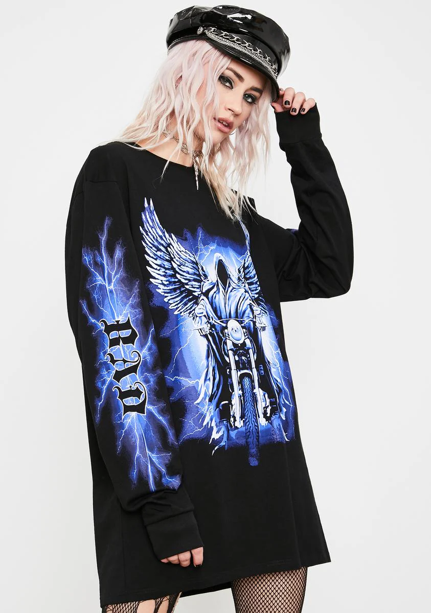Neon Angels Graphic Tee - Image 3