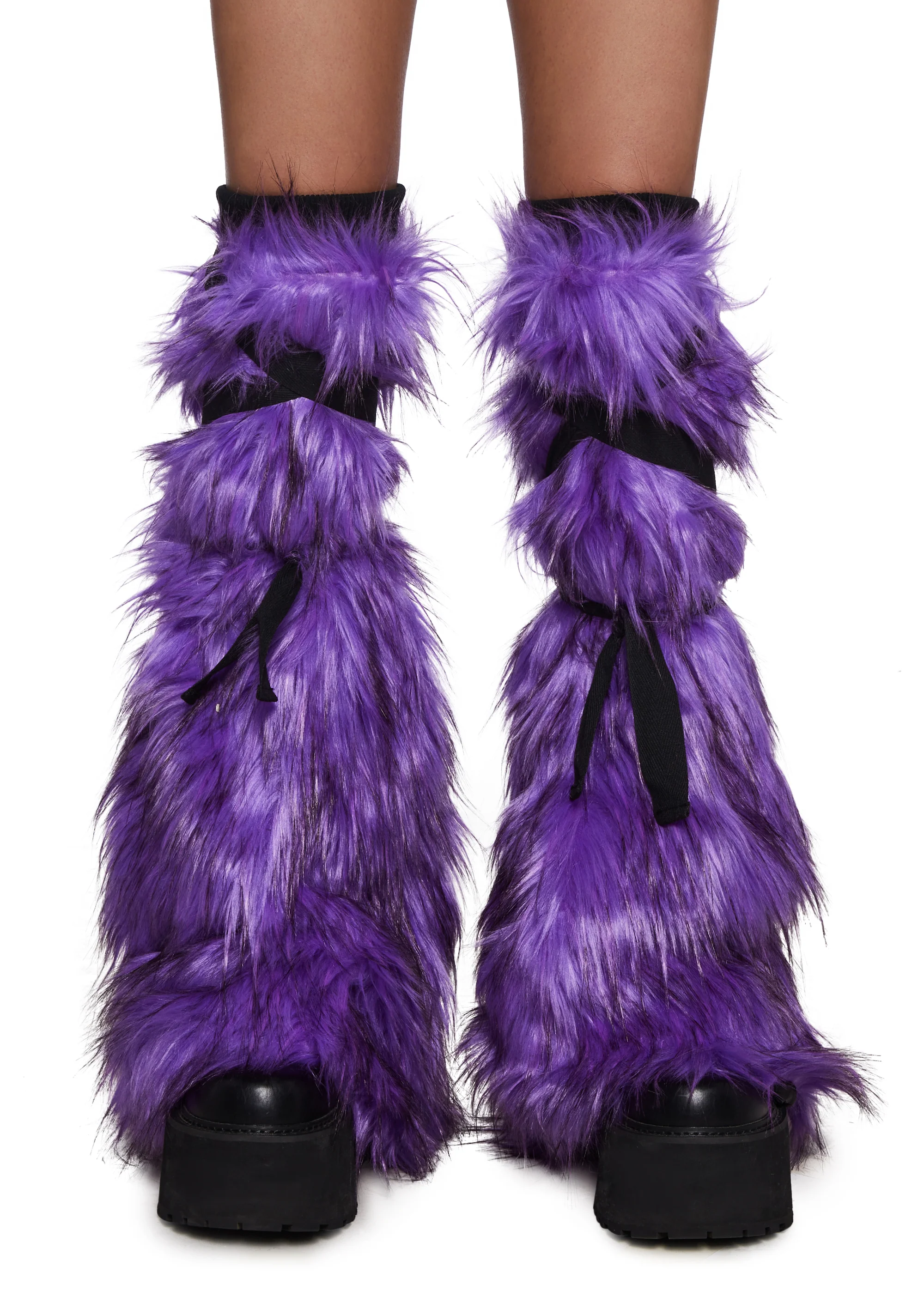 Neon Nocturnal Boot Covers - Purple - Image 2