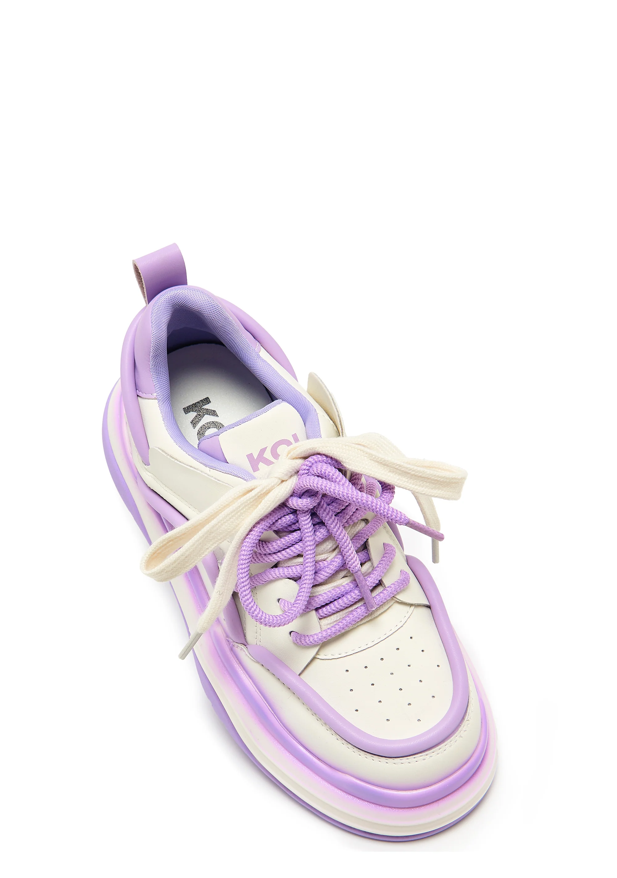 Koi Footwear Neon Reef Platform Trainers - Violet - Image 2