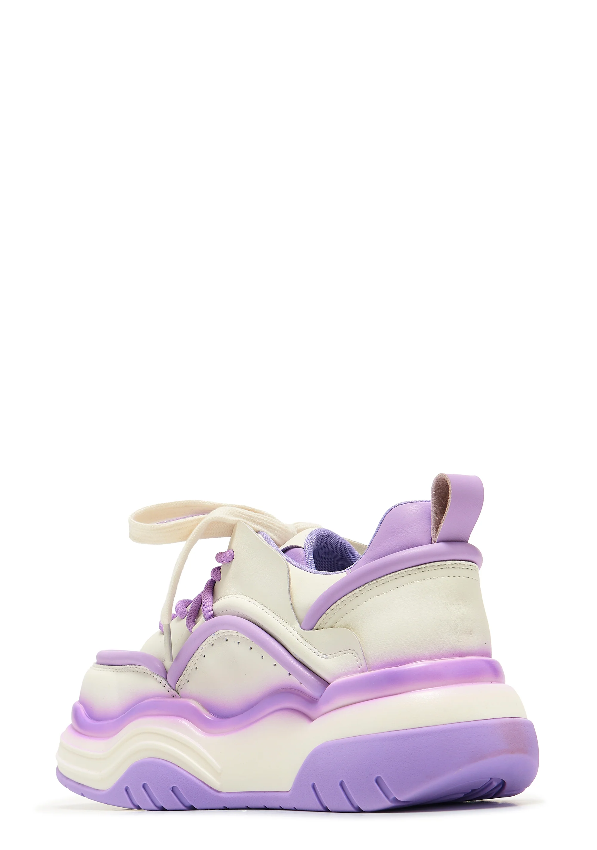 Koi Footwear Neon Reef Platform Trainers - Violet - Image 4