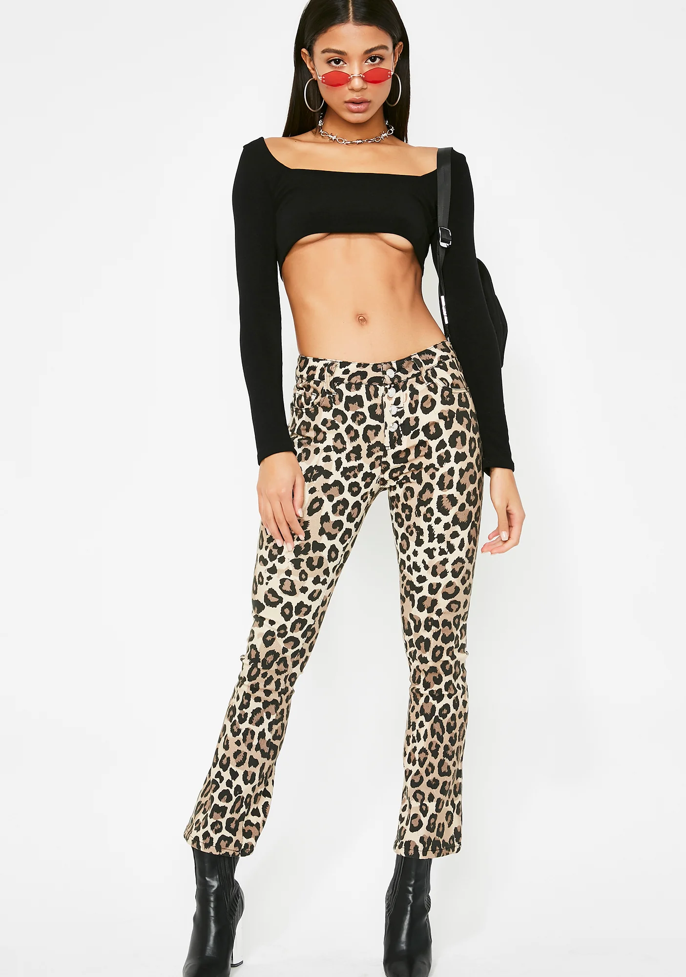 Neva Holdin' Out Crop Top - Image 3