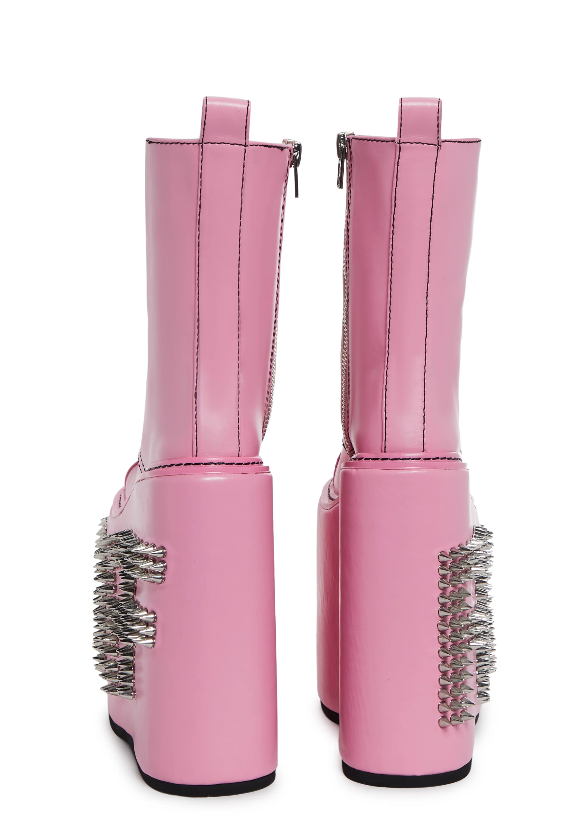Never Censored Platform Boots - Pink - Image 4