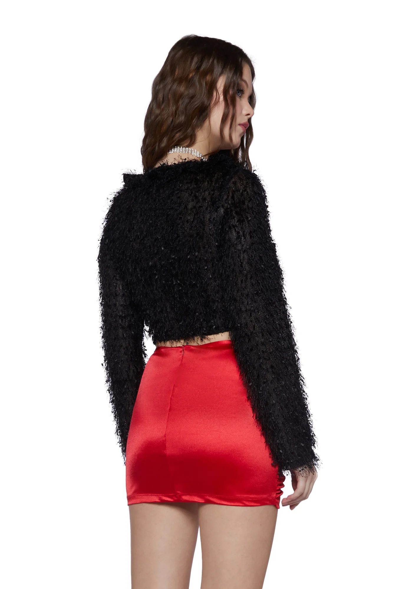 Never Too Much Cardigan-Black - Image 4