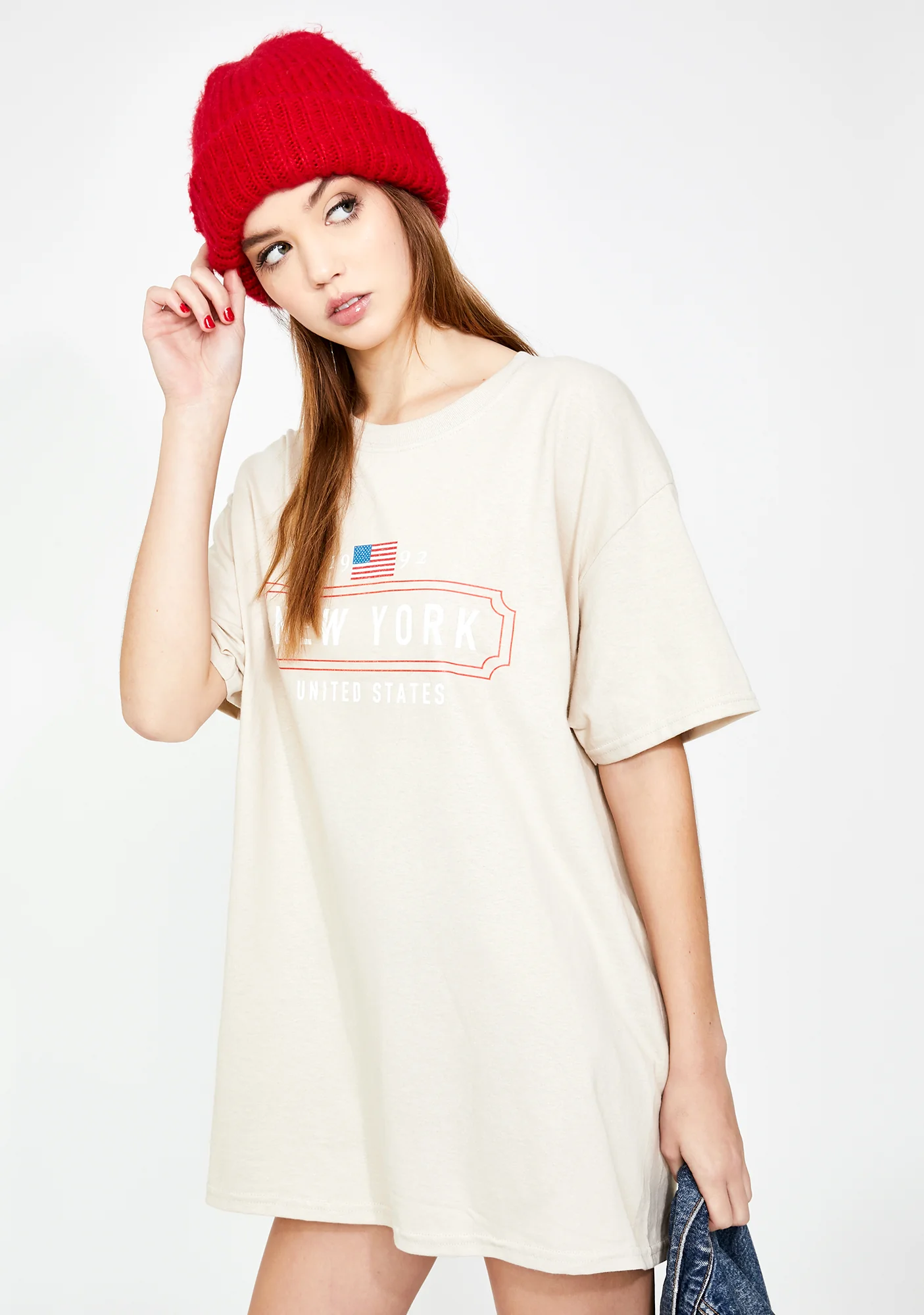 New York Graphic Boyfriend Tee - Image 2