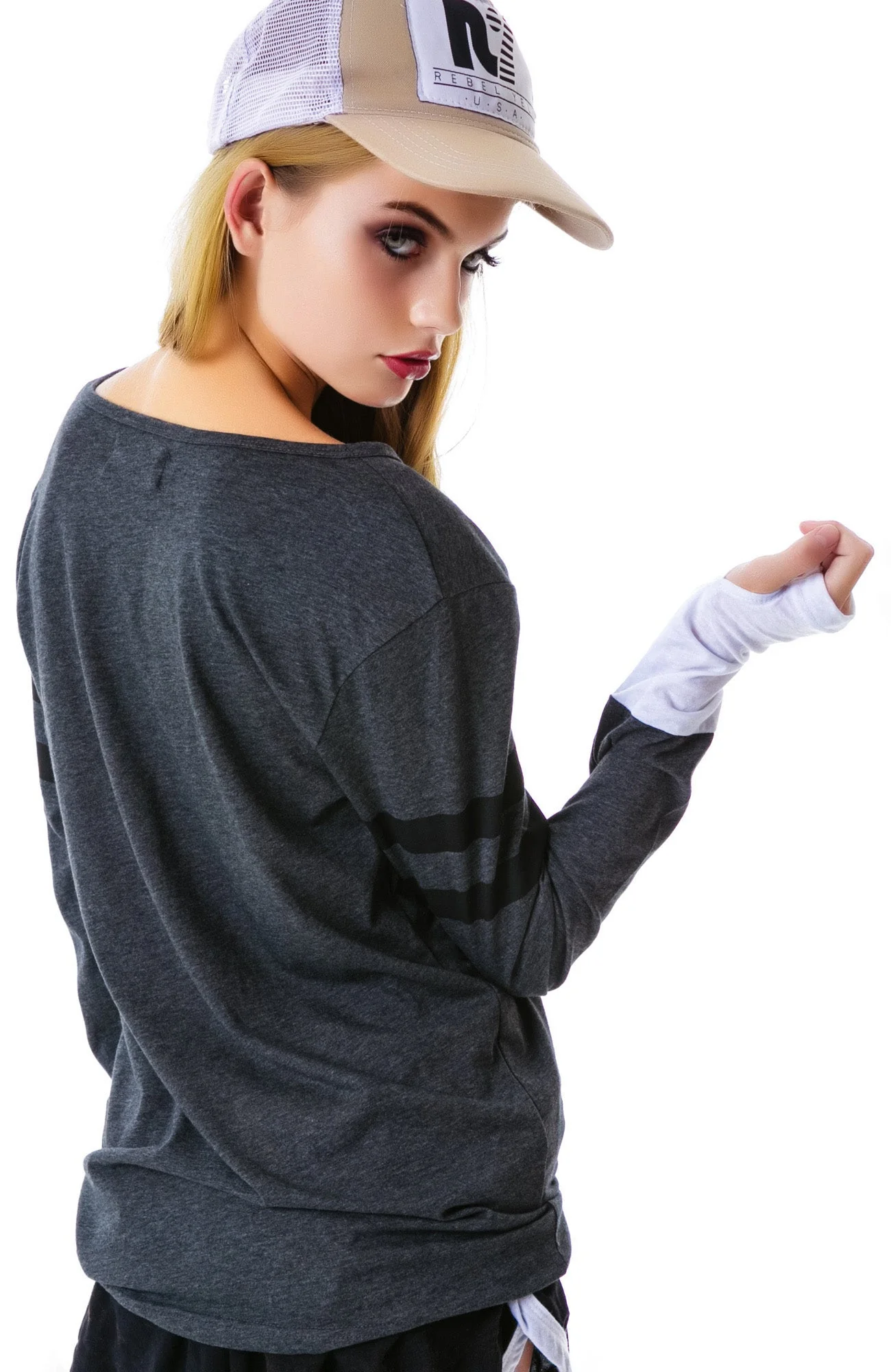 Nice To Meet You Henley Shirt - Light Blue - Image 2