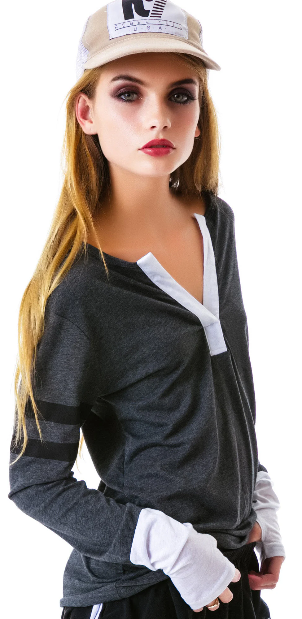 Nice To Meet You Henley Shirt - Light Blue - Image 5