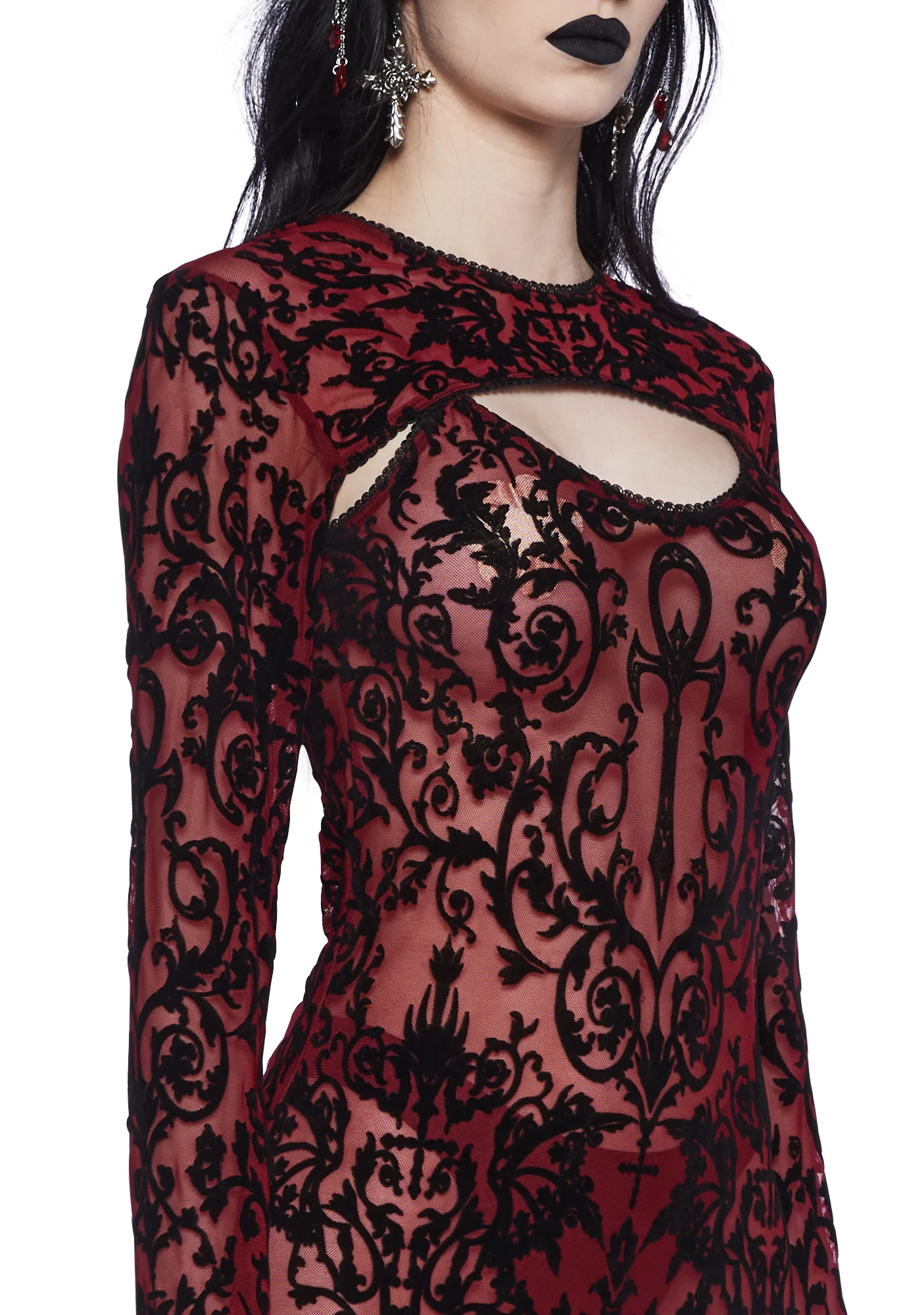 Night Ballroom Maxi Dress And Shrug Set - Image 2