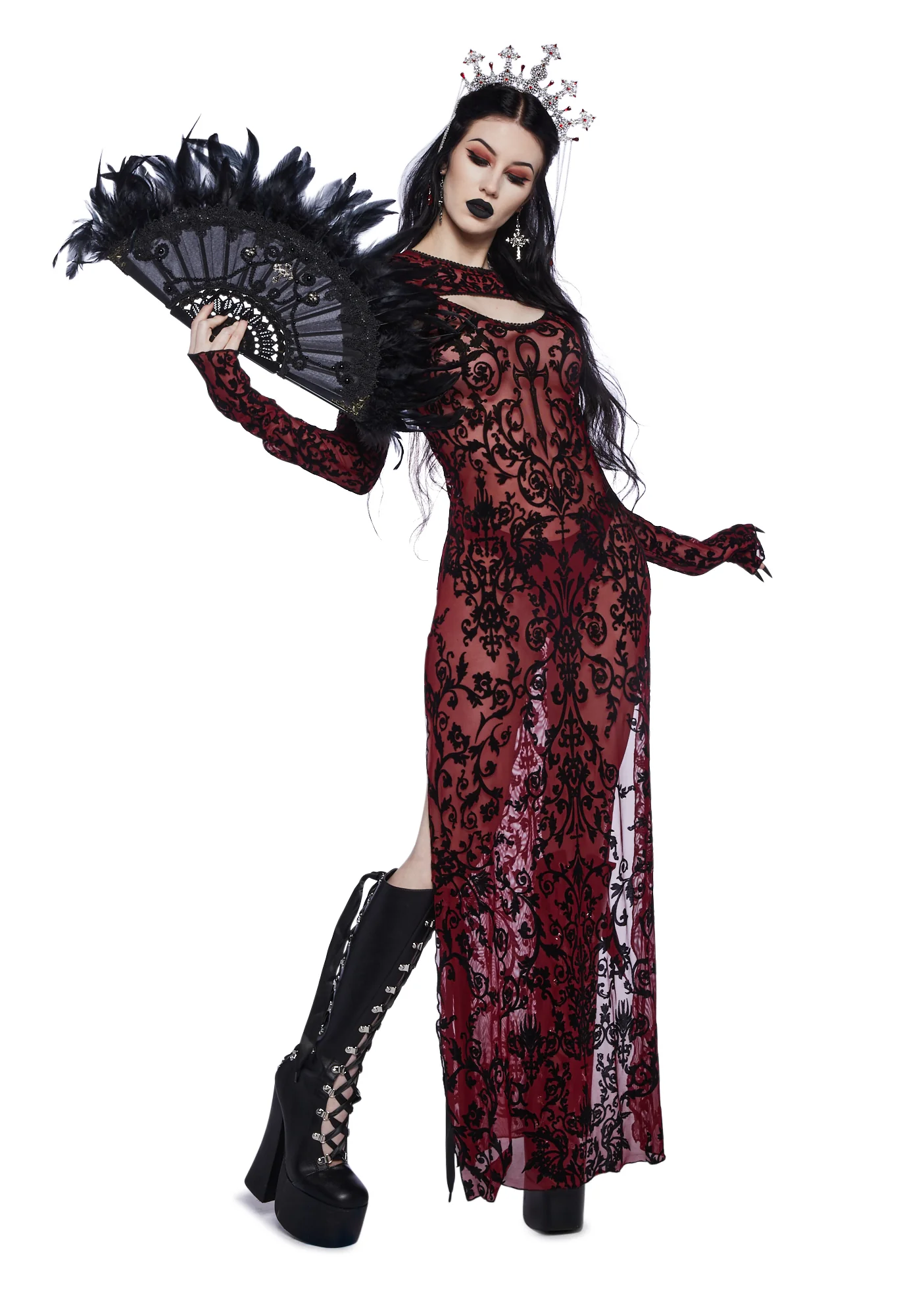 Night Ballroom Maxi Dress And Shrug Set - Image 6