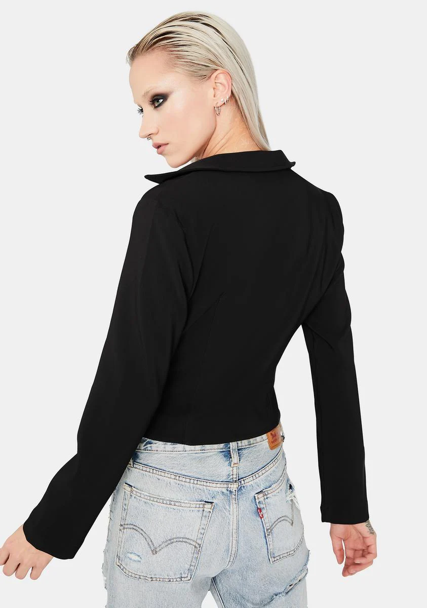 Night Barely Bitten Long Sleeve Top - Image 4