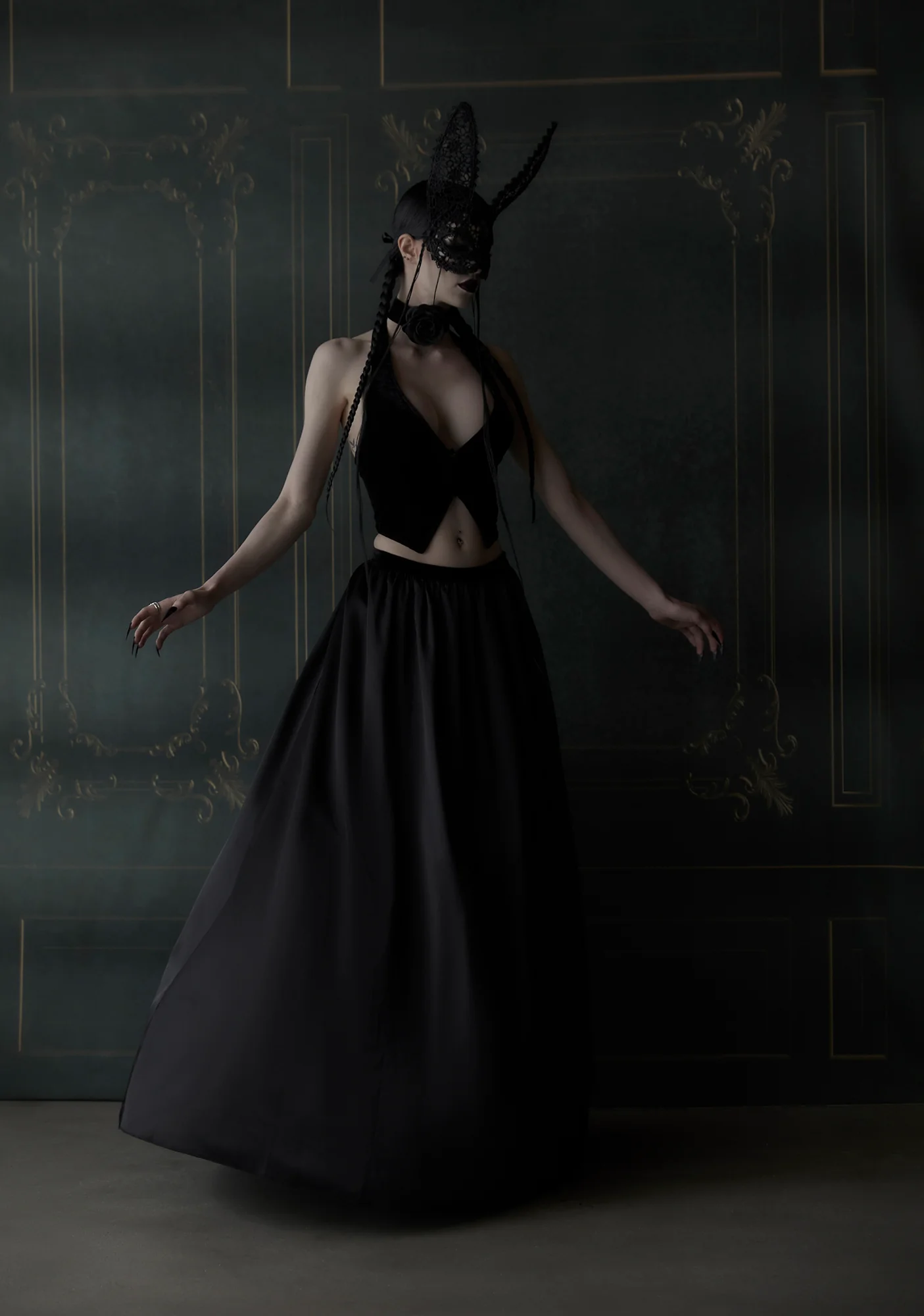 Night Coven Vest And Ball Gown Set - Image 9