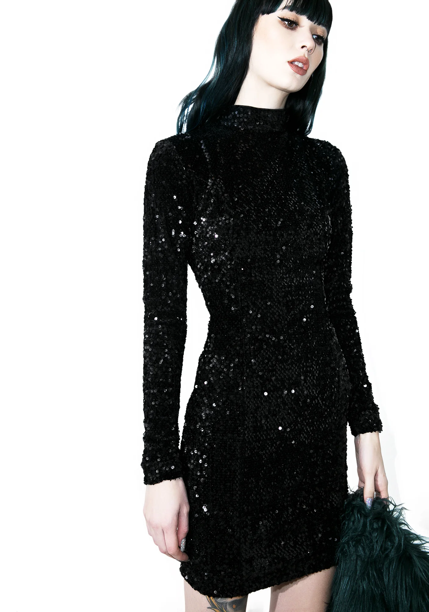 Night Flight Sequin Bodycon - Image 5