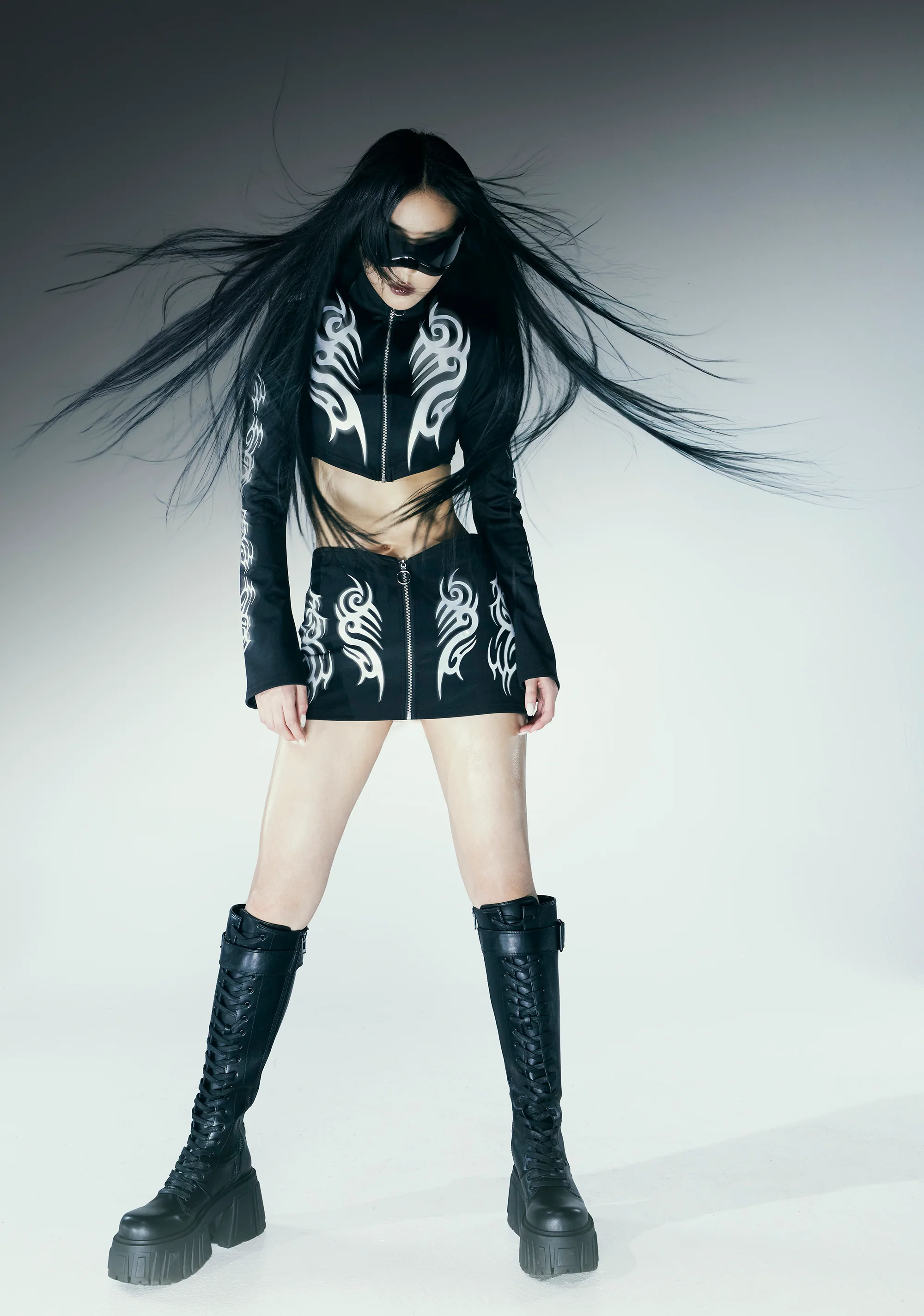 Night Raver Reflective Zip-Up Top - Image 12