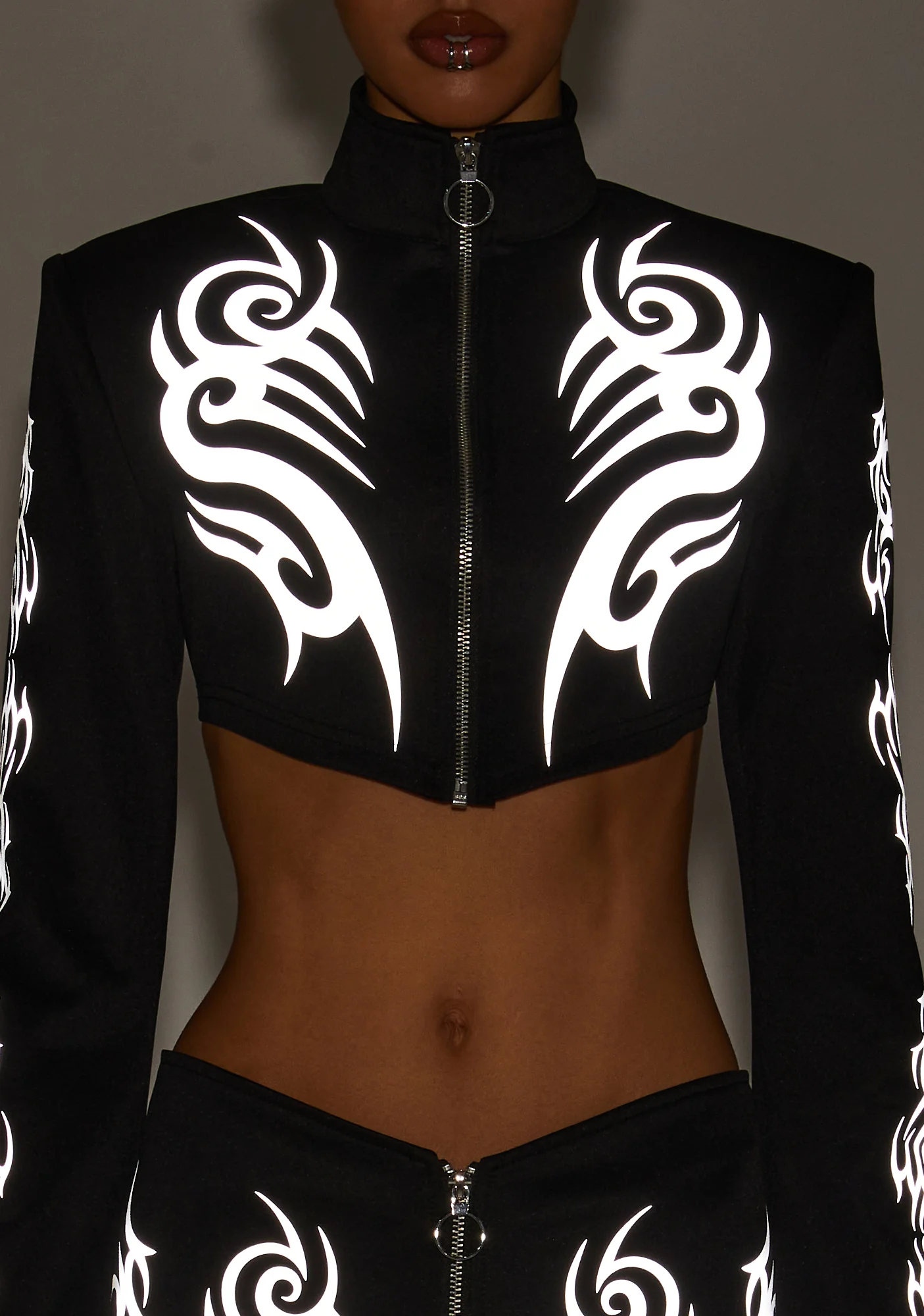 Night Raver Reflective Zip-Up Top - Image 8