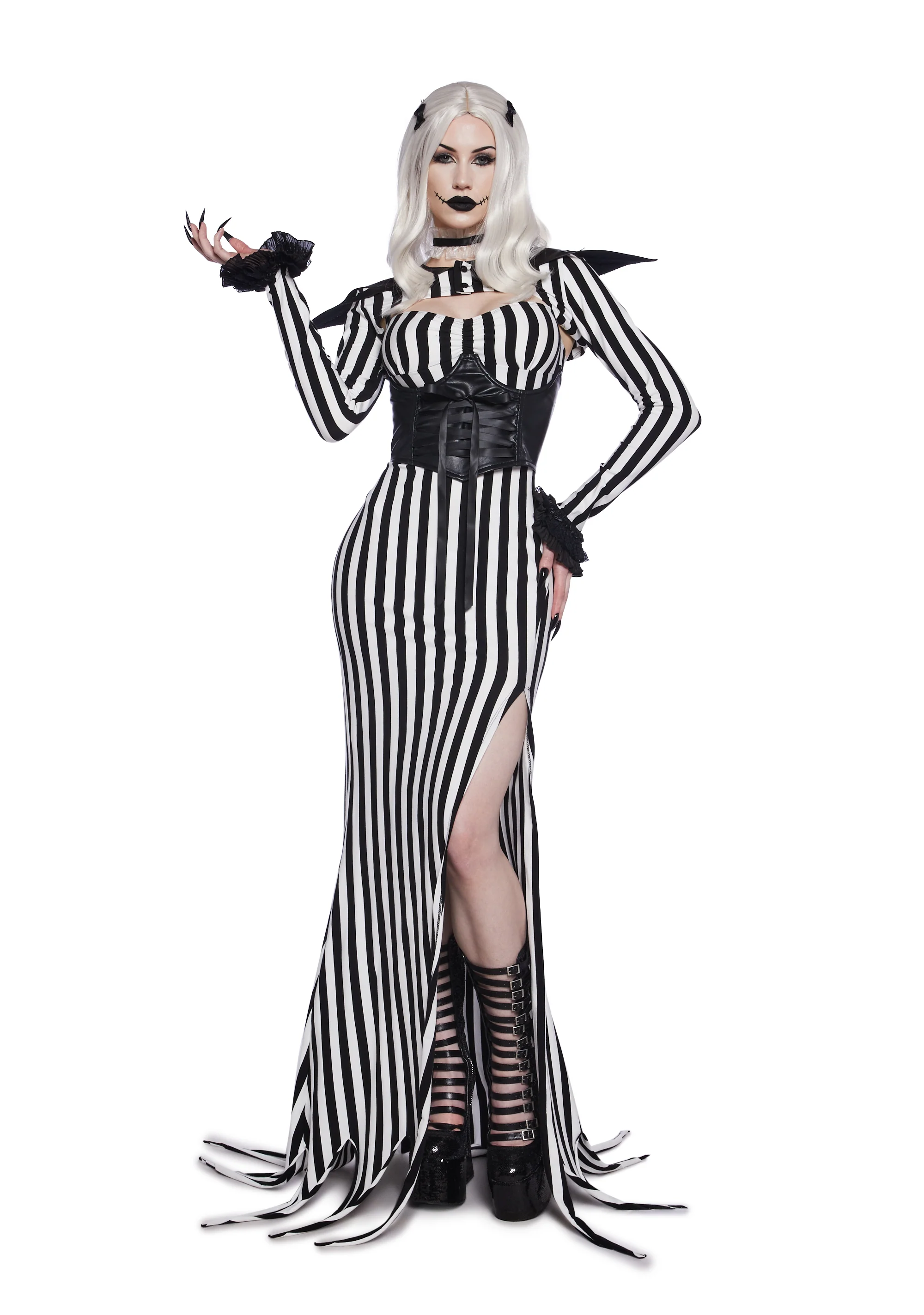 Nightmare Pumpkin King Premium Costume And Wig Set - Image 2