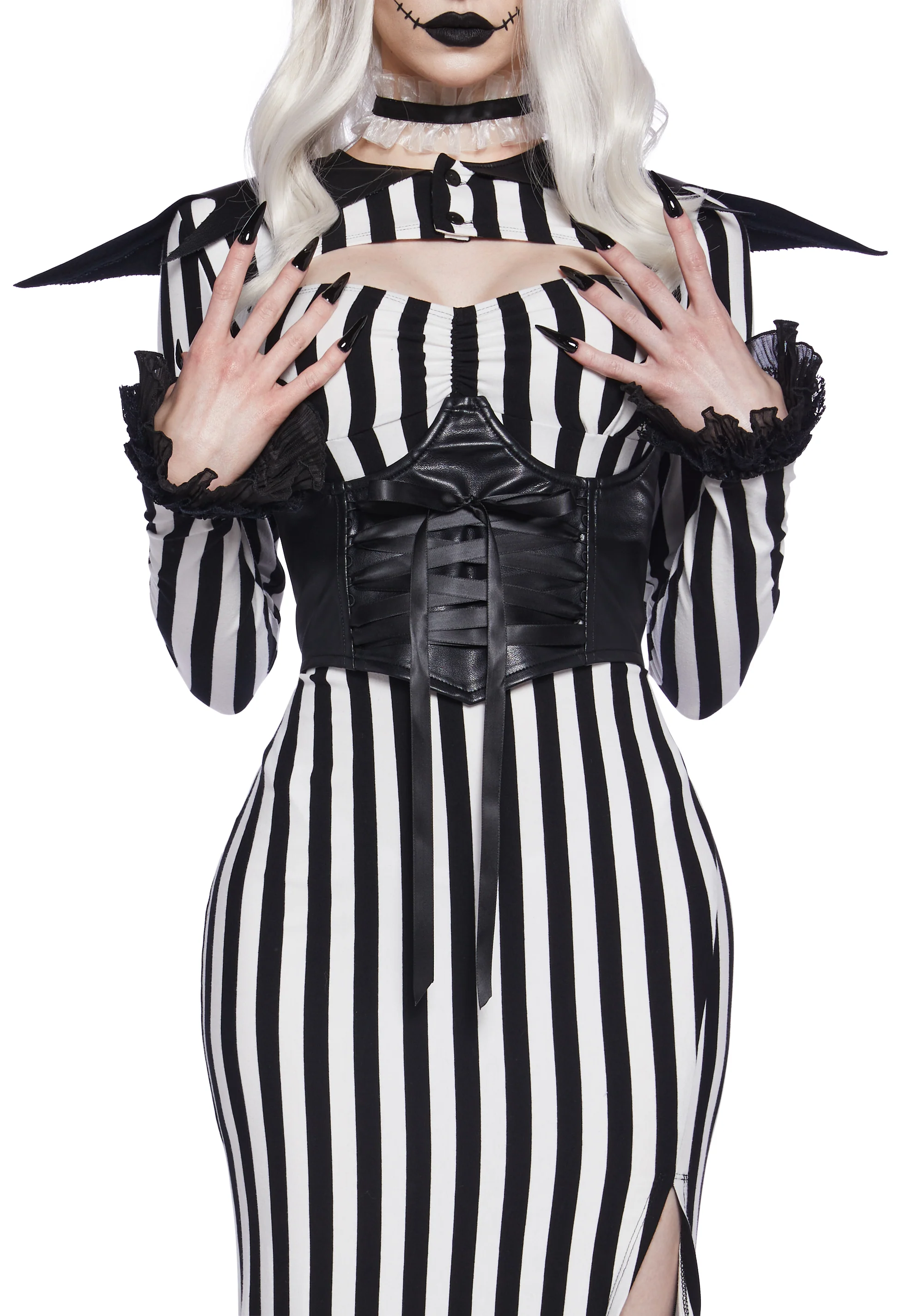 Nightmare Pumpkin King Premium Costume And Wig Set - Image 7