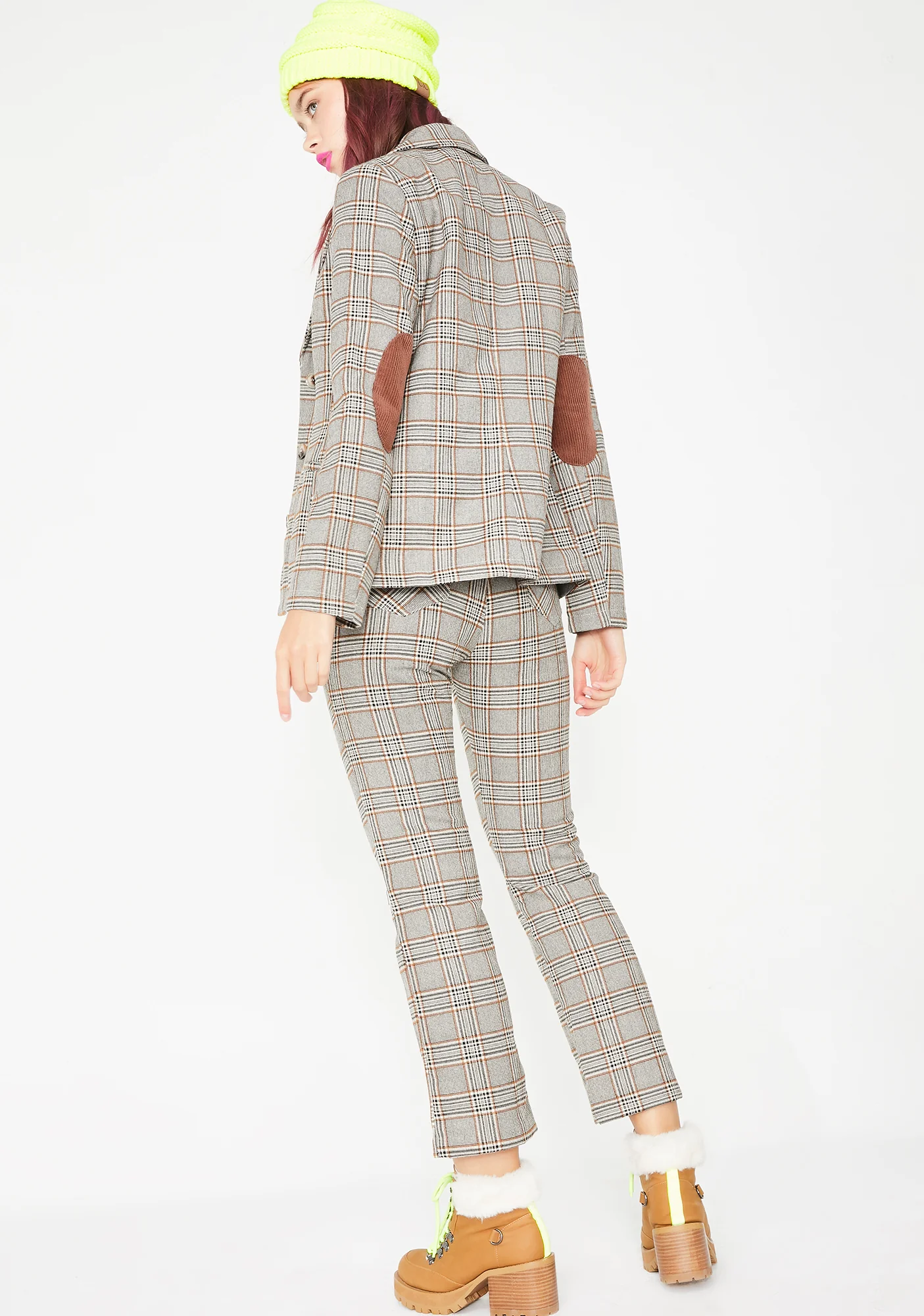 Nine To Five Plaid Pants - Image 4