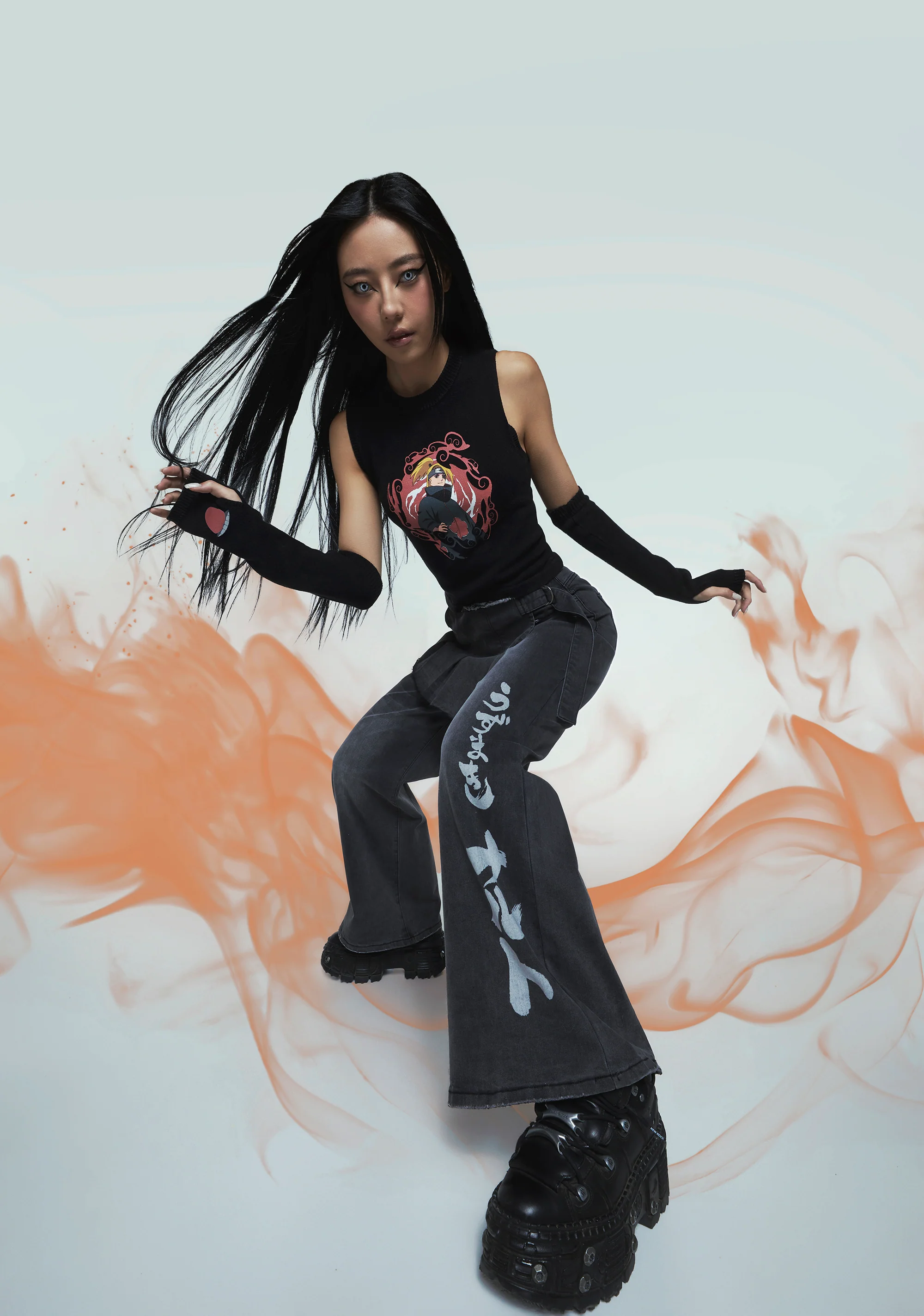 Ninja Academy Elite Wide Leg Pants With Skirt - Image 9
