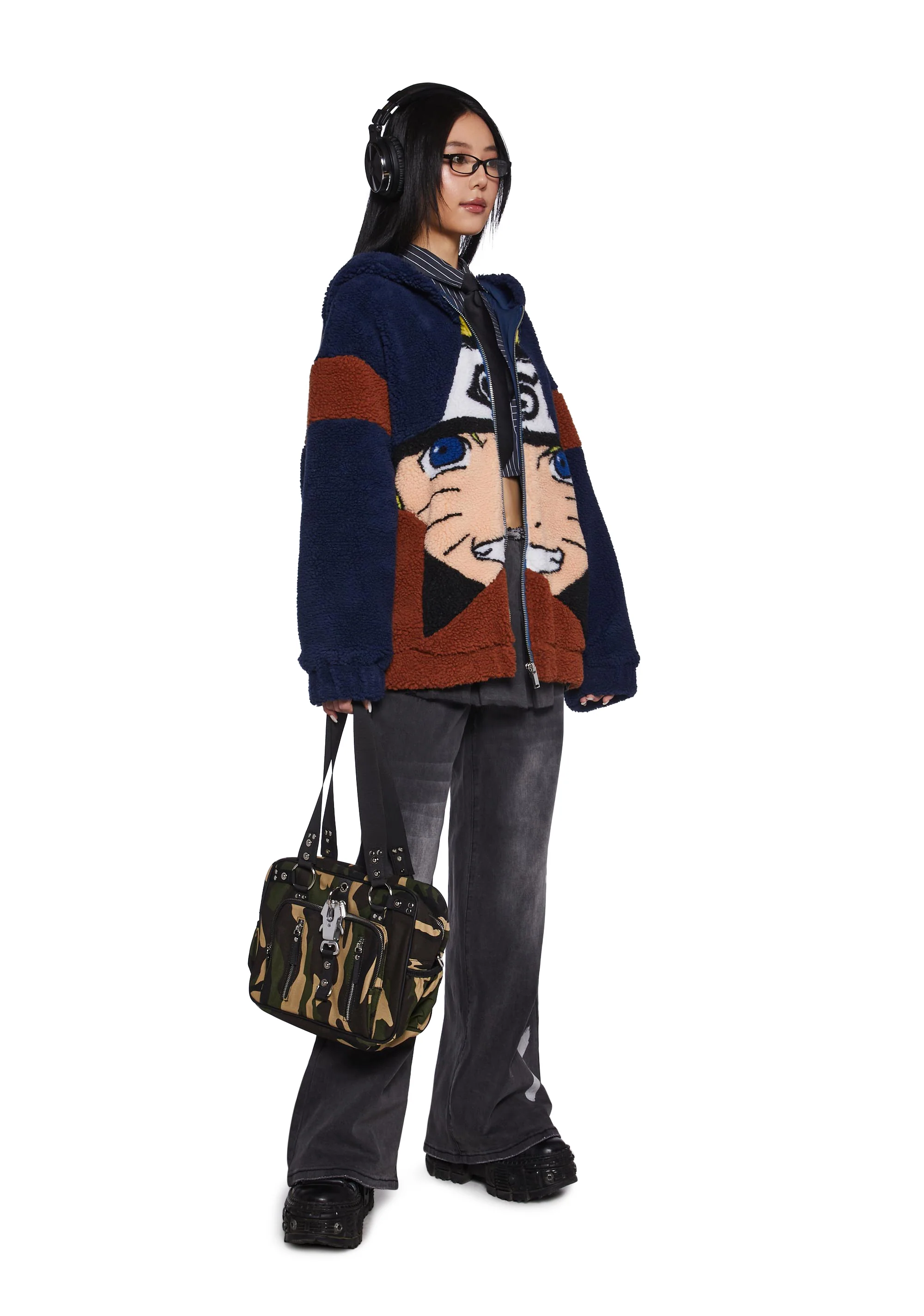 Ninja Hero Hooded Sherpa Jacket - Image 2