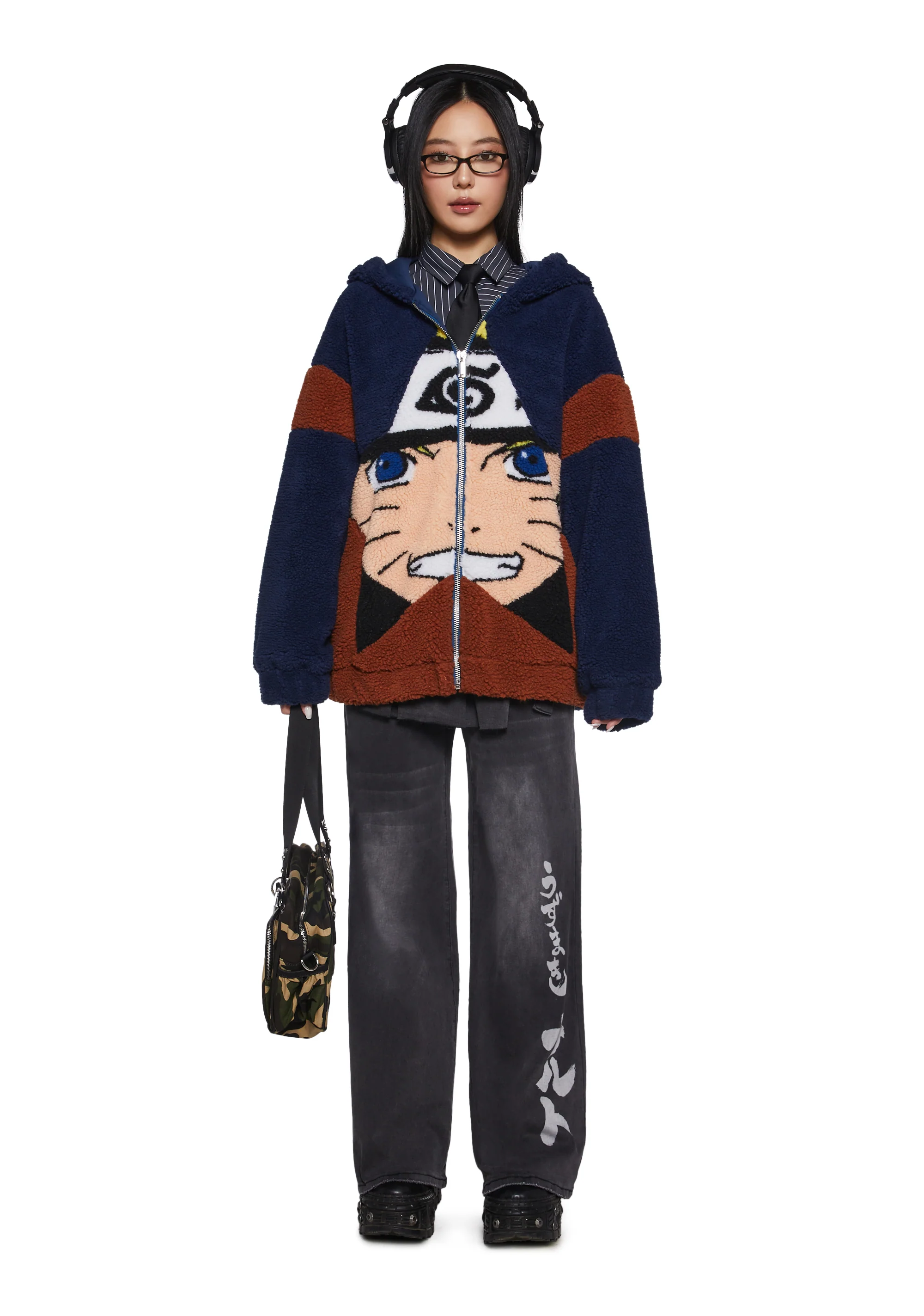 Ninja Hero Hooded Sherpa Jacket - Image 5