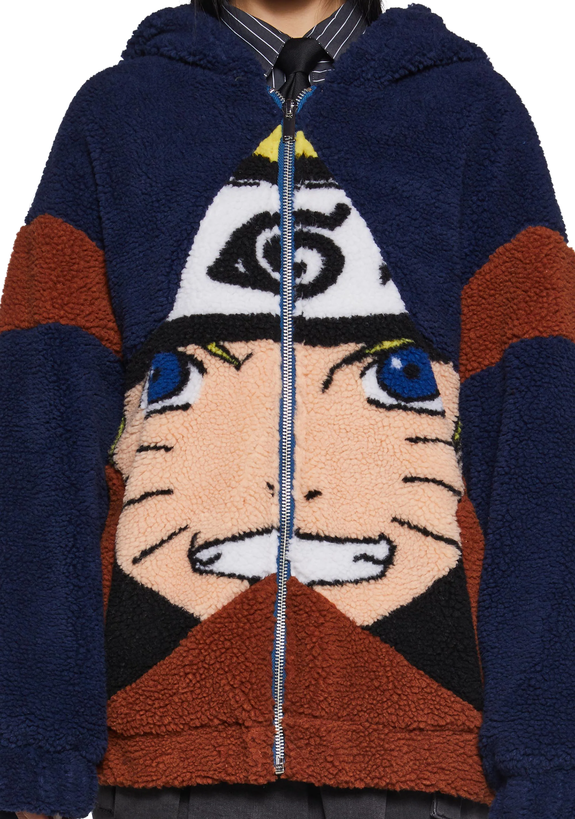 Ninja Hero Hooded Sherpa Jacket - Image 6