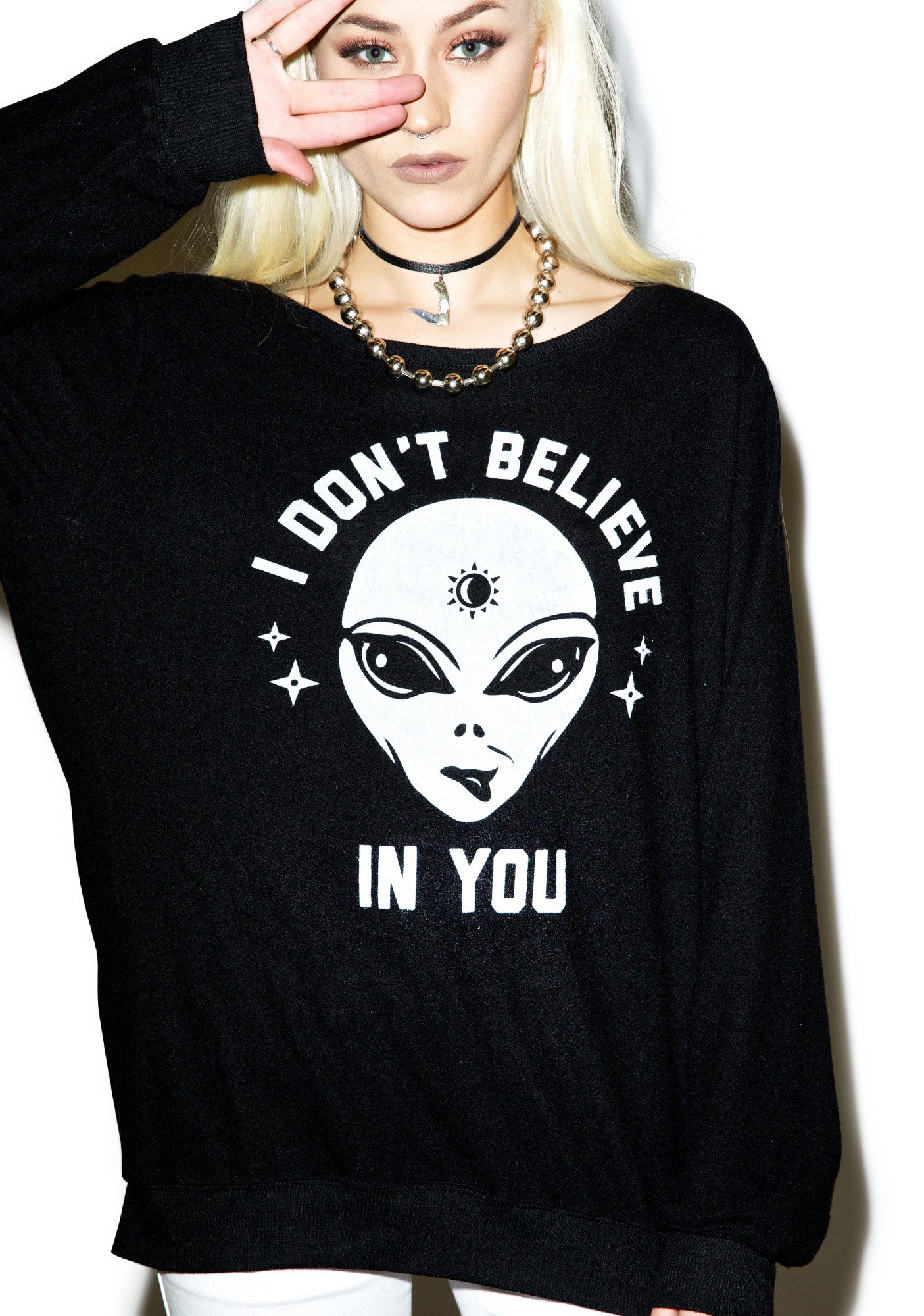 No Beliefs Sweater - Image 5