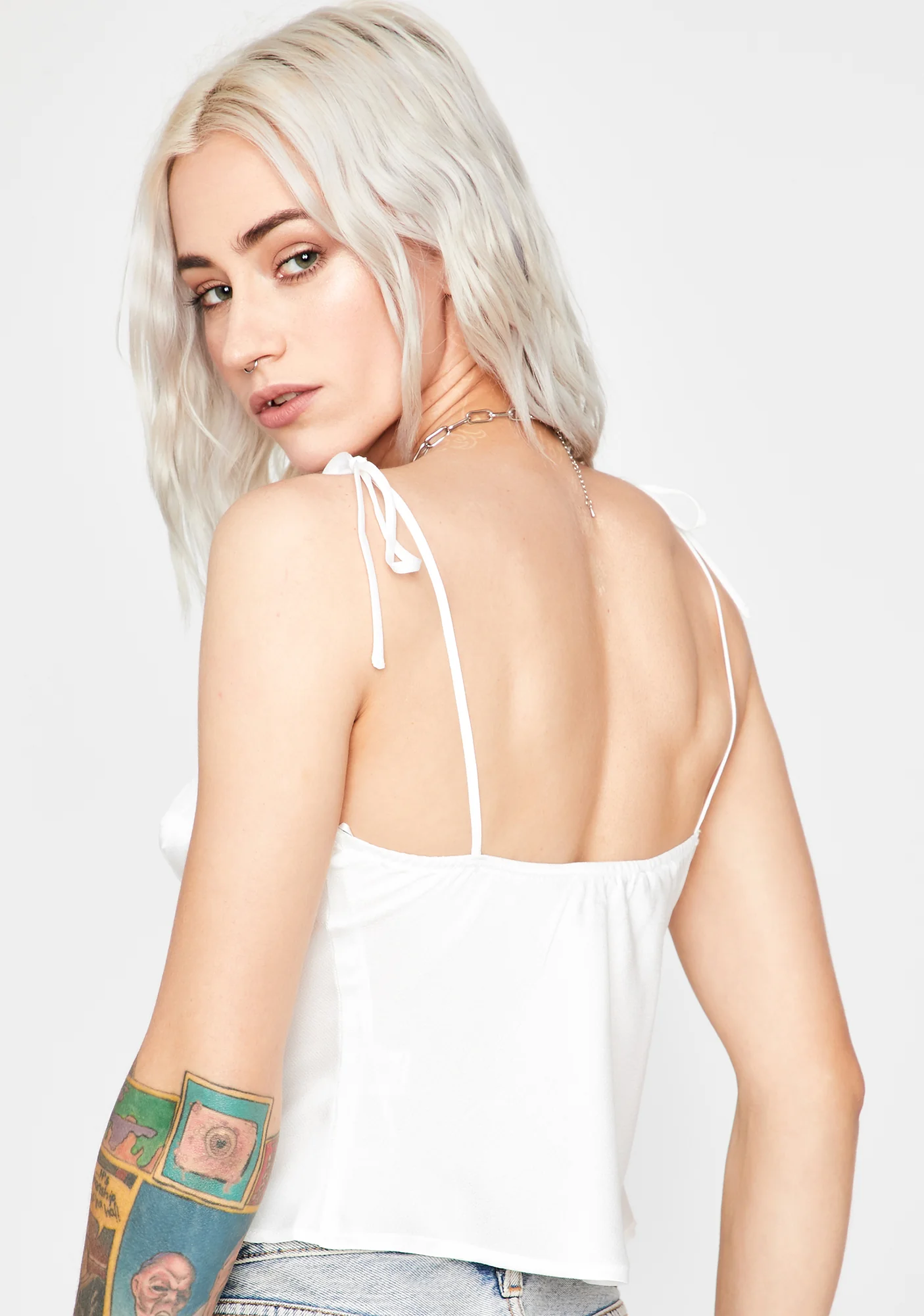 No BS Allowed Satin Top - Image 4