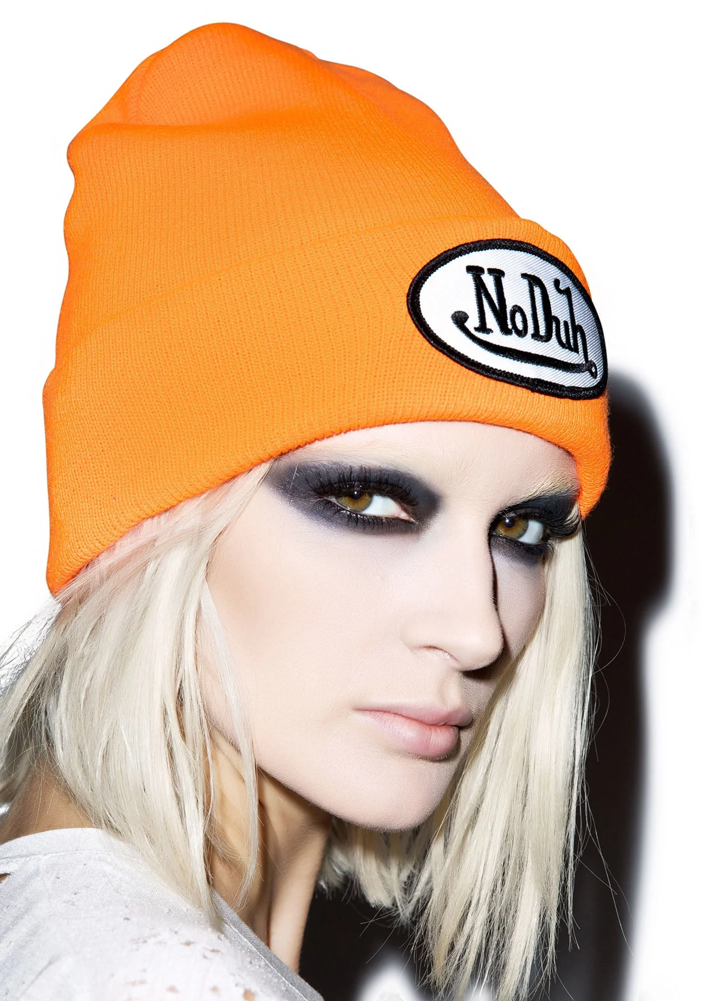 No Duh Beanie - Orange - Image 6