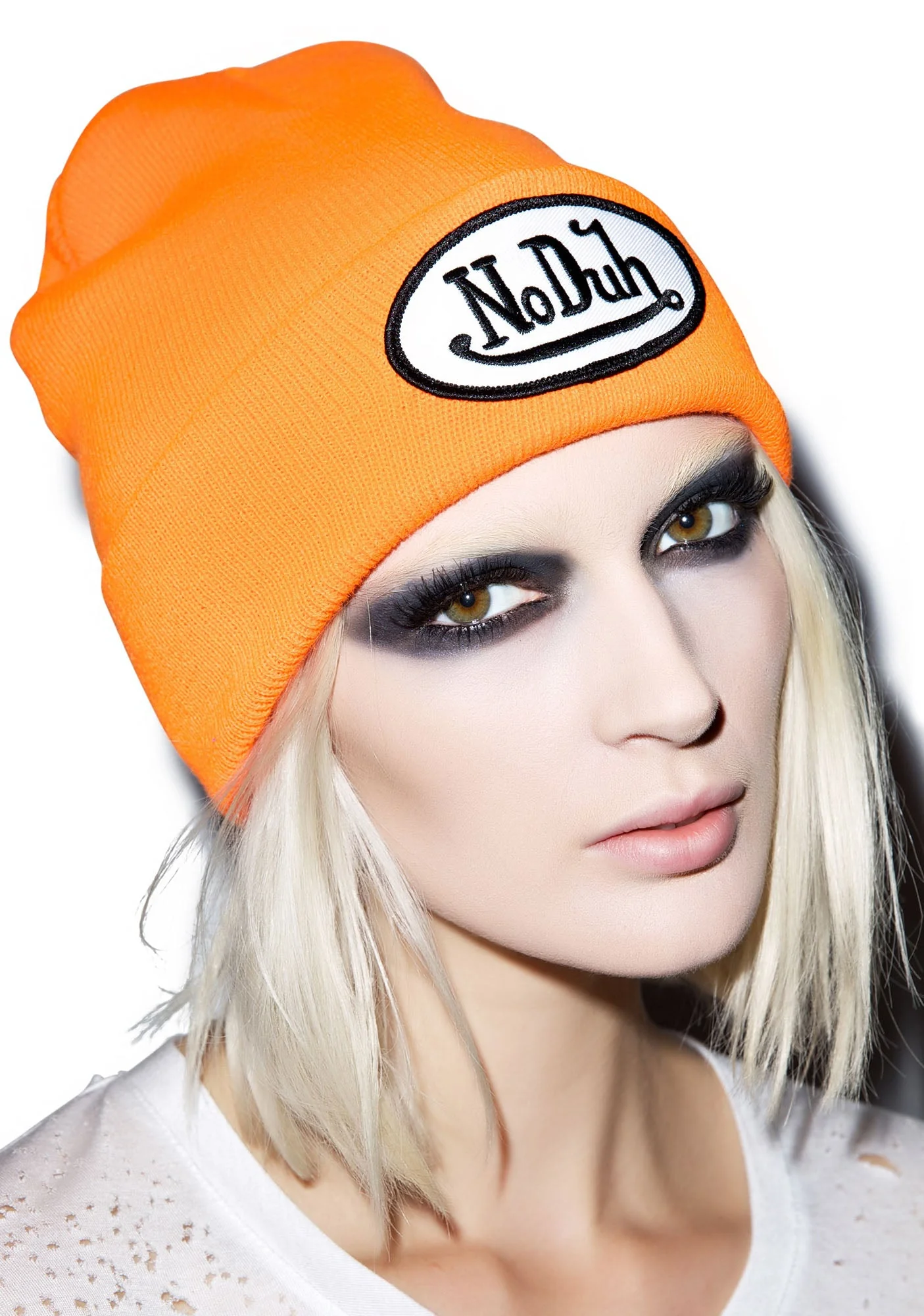 No Duh Beanie - Orange - Image 8