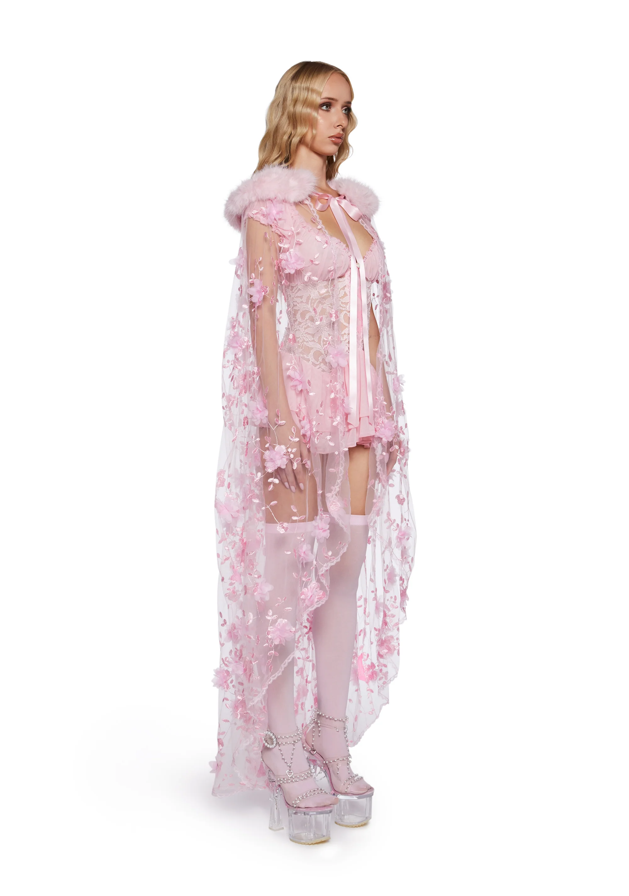 Noble Reign Floral Cape - Image 5