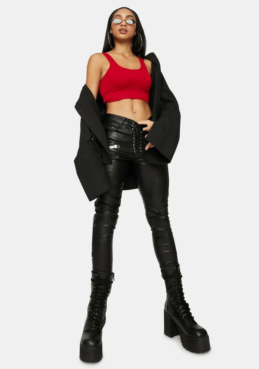 Nobody Like Me Seamless Crop Tank - Image 3