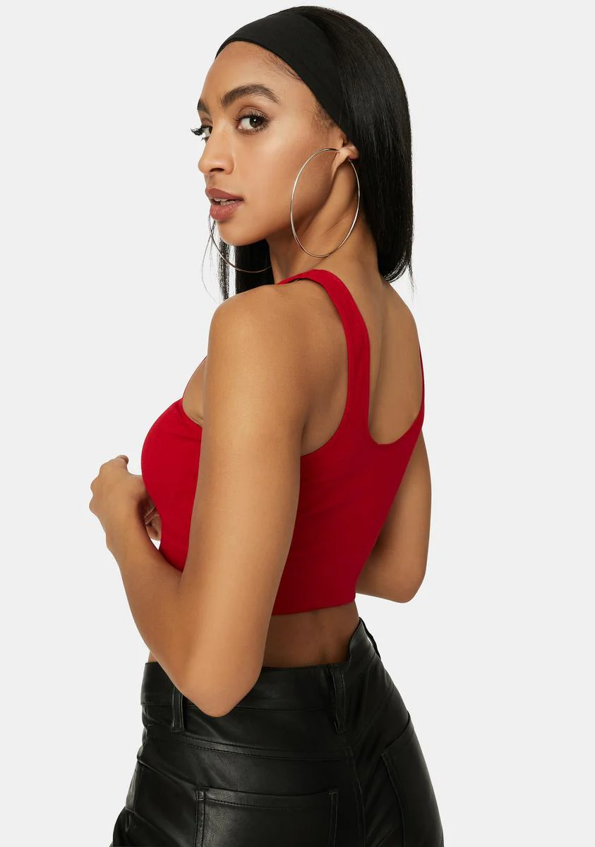 Nobody Like Me Seamless Crop Tank - Image 4