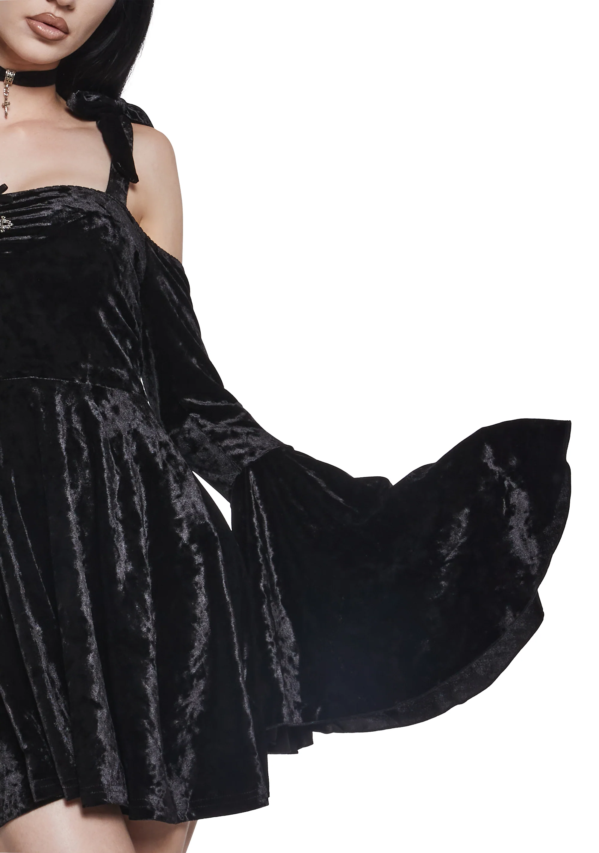Nocturnal Elegance Mini Dress - Image 4