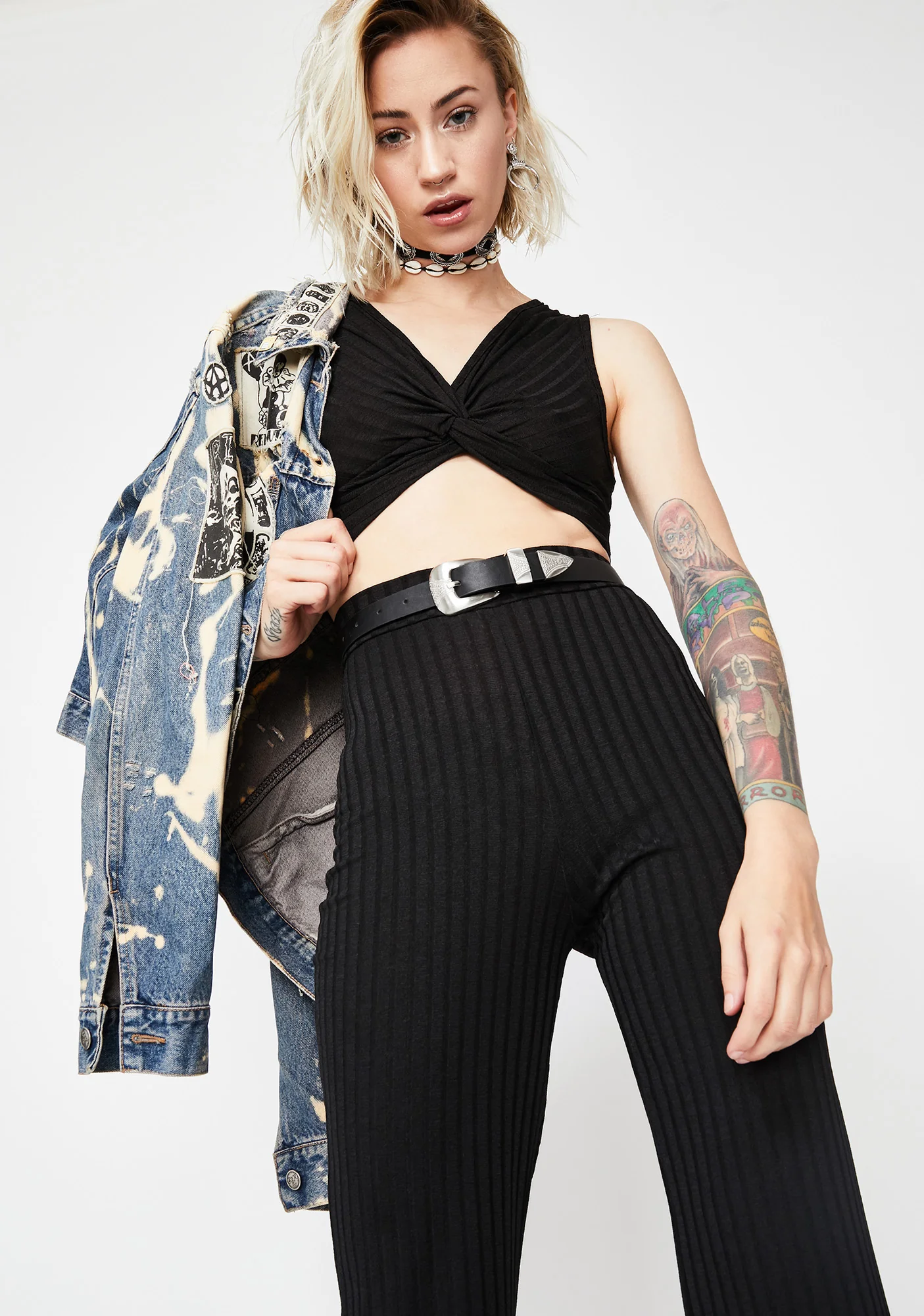 Noir Unforgettable Ribbed Set - Image 2