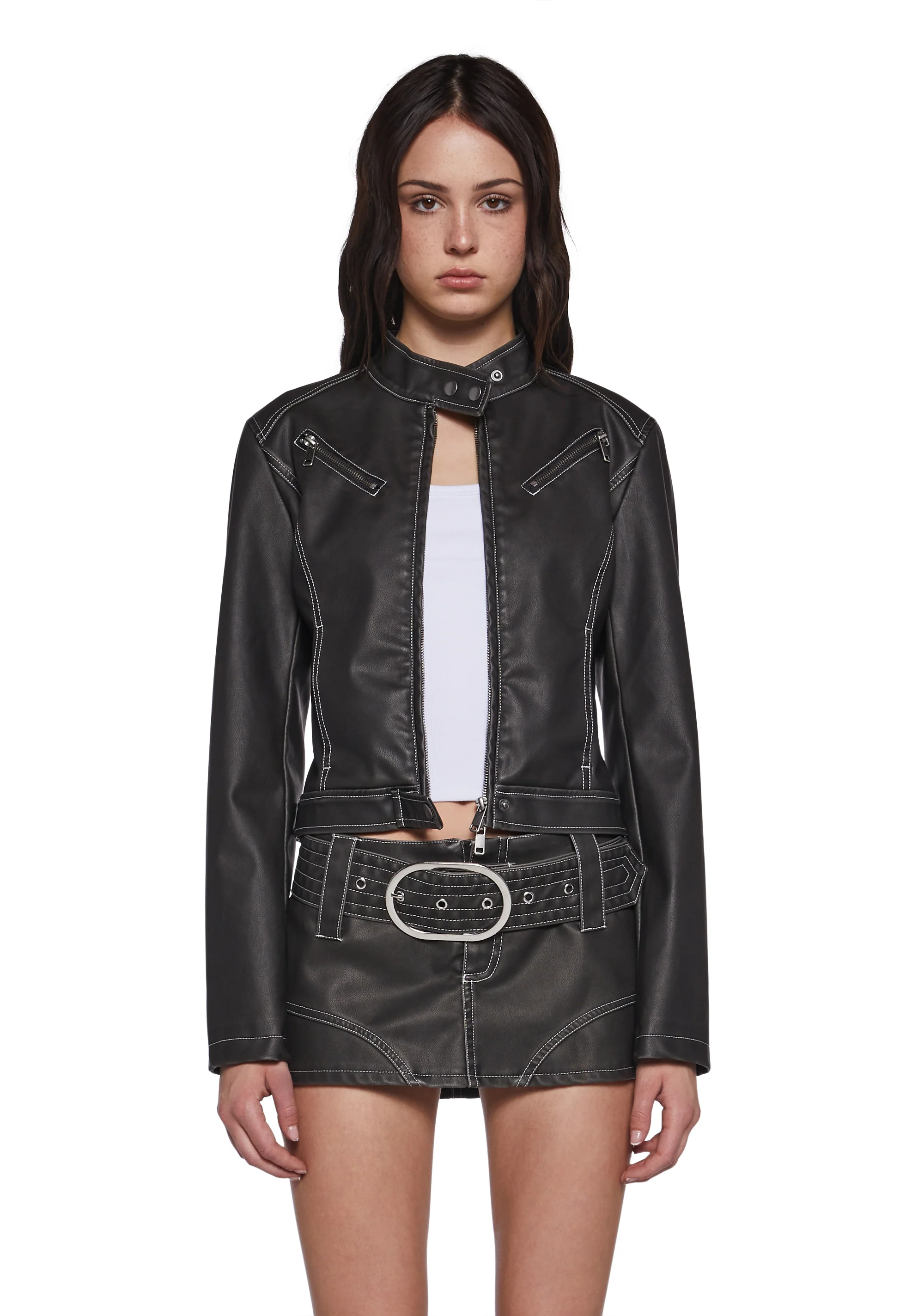 Norah Moto Jacket - Black - Image 3